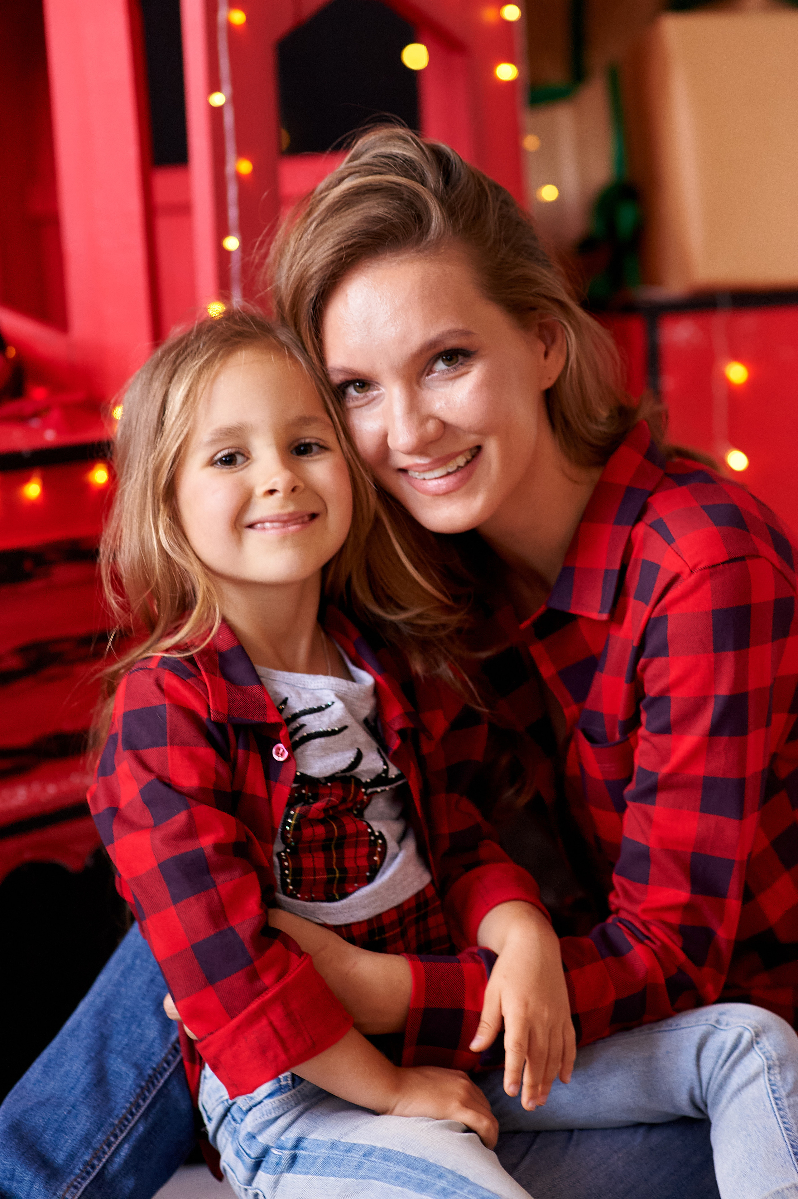 Новогодний паровозик. Семейный и детский фотограф в г. Ногинске Ангелина Хасанова