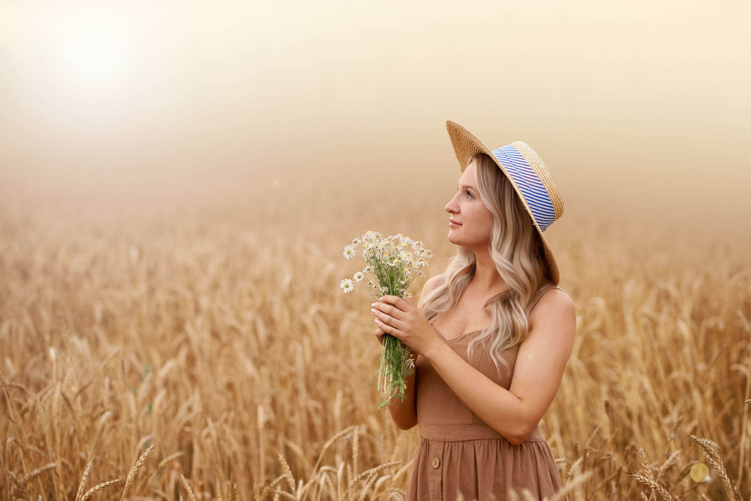 В пшенице. Семейный и детский фотограф в г. Ногинске Ангелина Хасанова