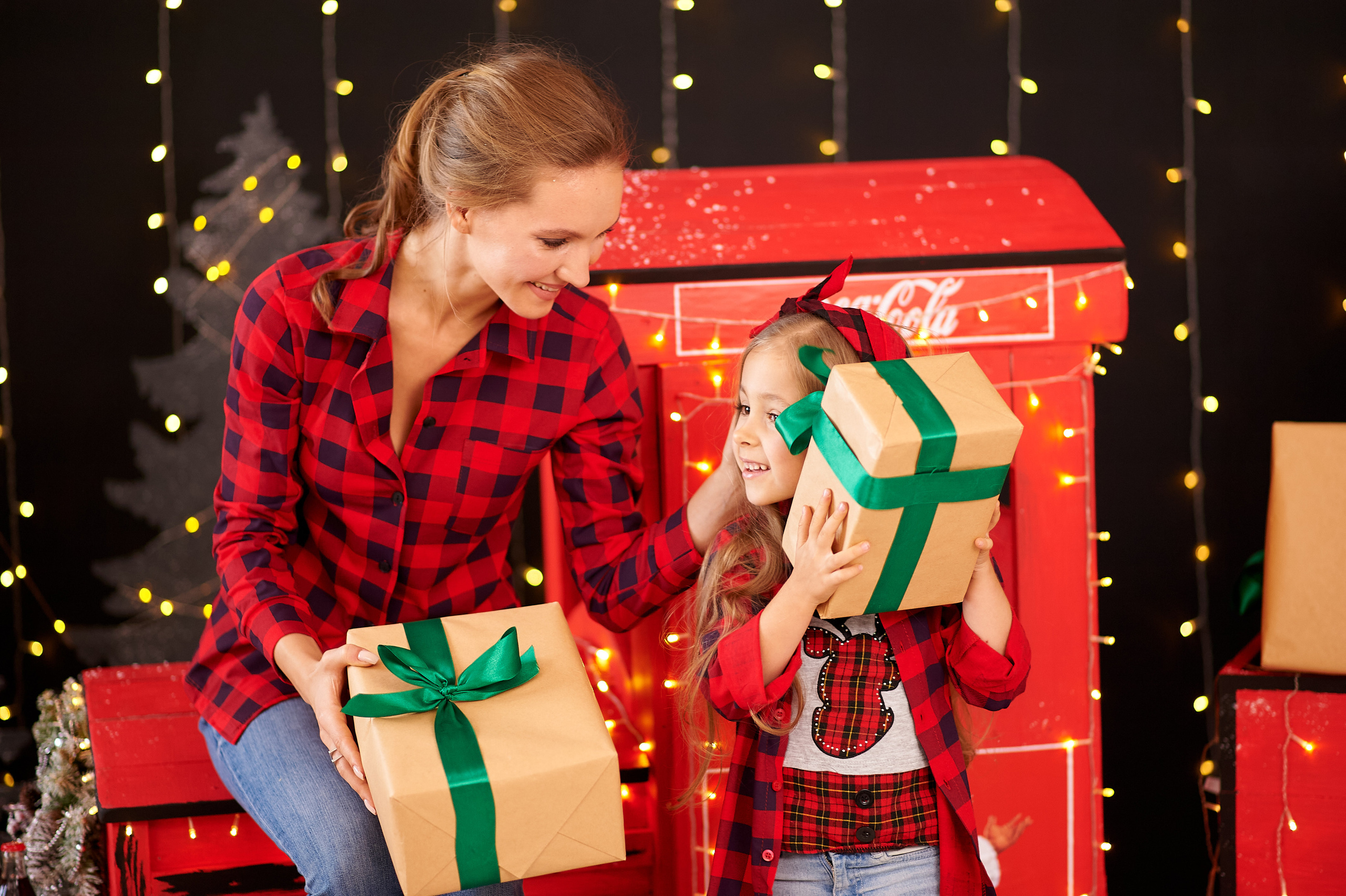 Новогодний паровозик. Семейный и детский фотограф в г. Ногинске Ангелина Хасанова