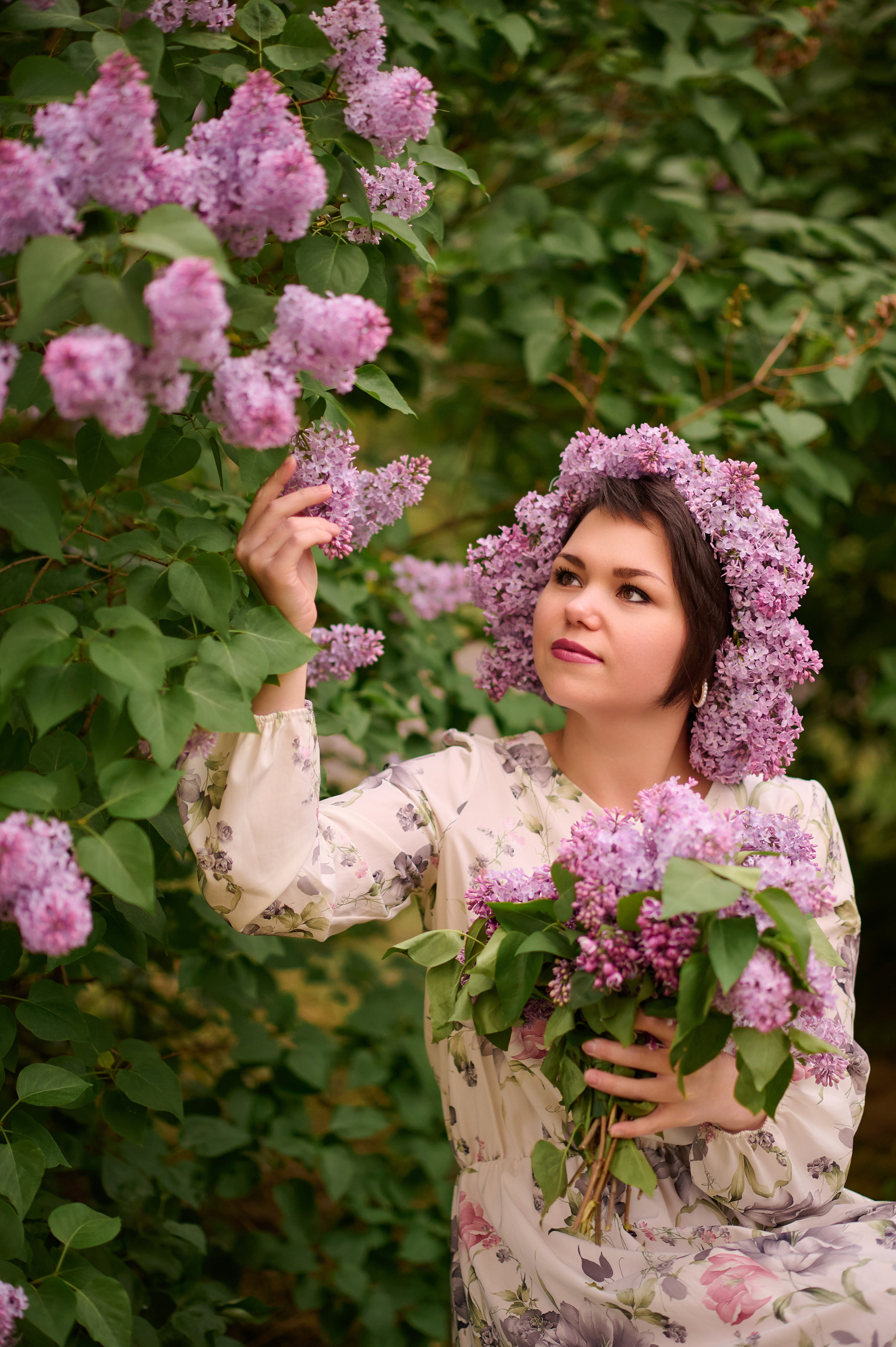 Сиреневый сад. Семейный и детский фотограф в г. Ногинске Ангелина Хасанова
