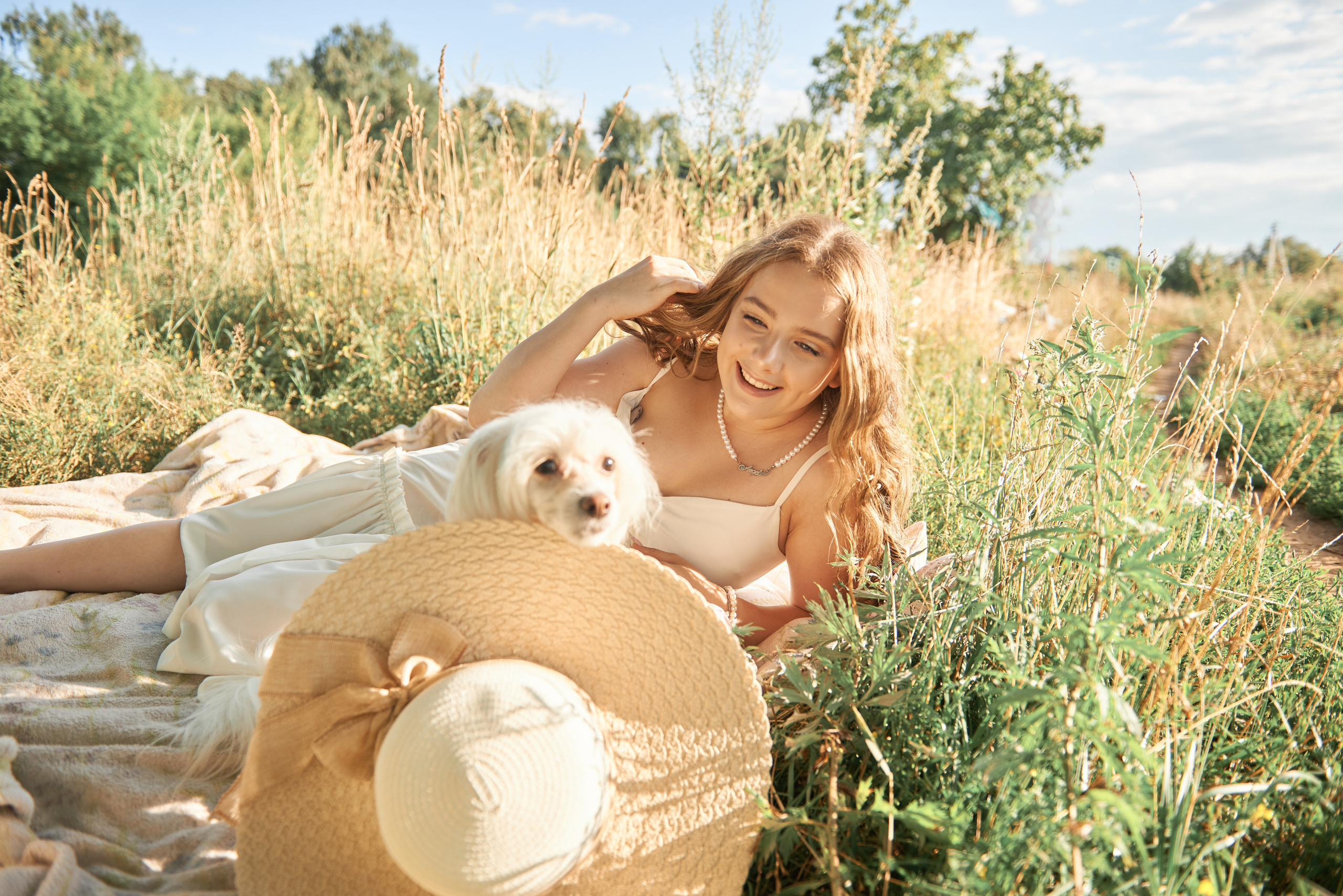 Фотопрогулка в поле. Семейный и детский фотограф в г. Ногинске Ангелина Хасанова