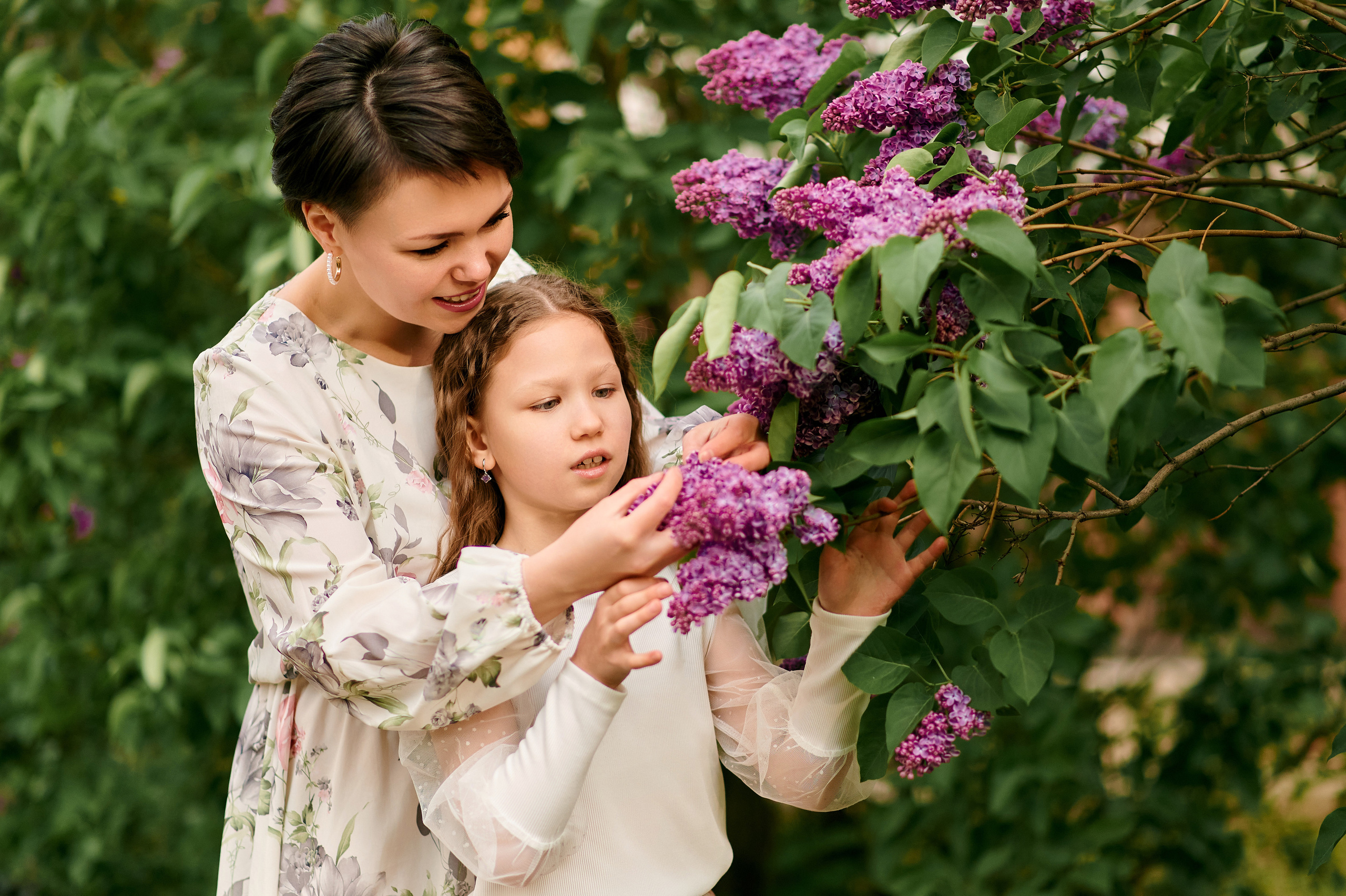 Сиреневый сад. Семейный и детский фотограф в г. Ногинске Ангелина Хасанова