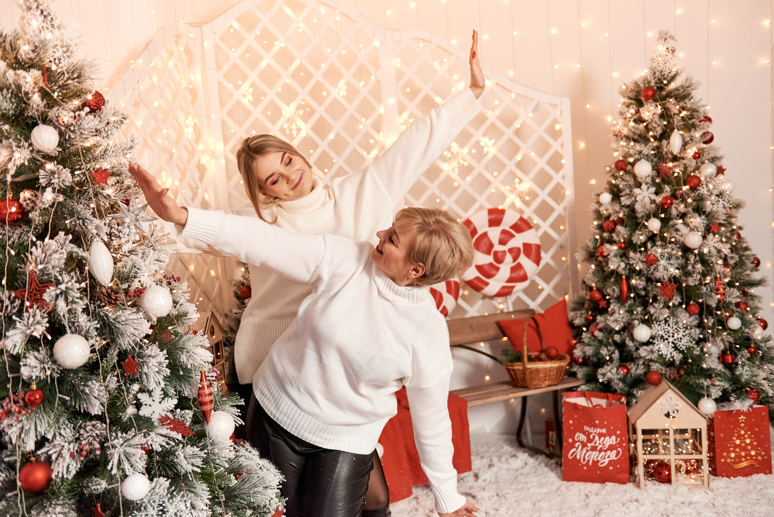 Новогодняя в студии. Семейный и детский фотограф в г. Ногинске Ангелина Хасанова