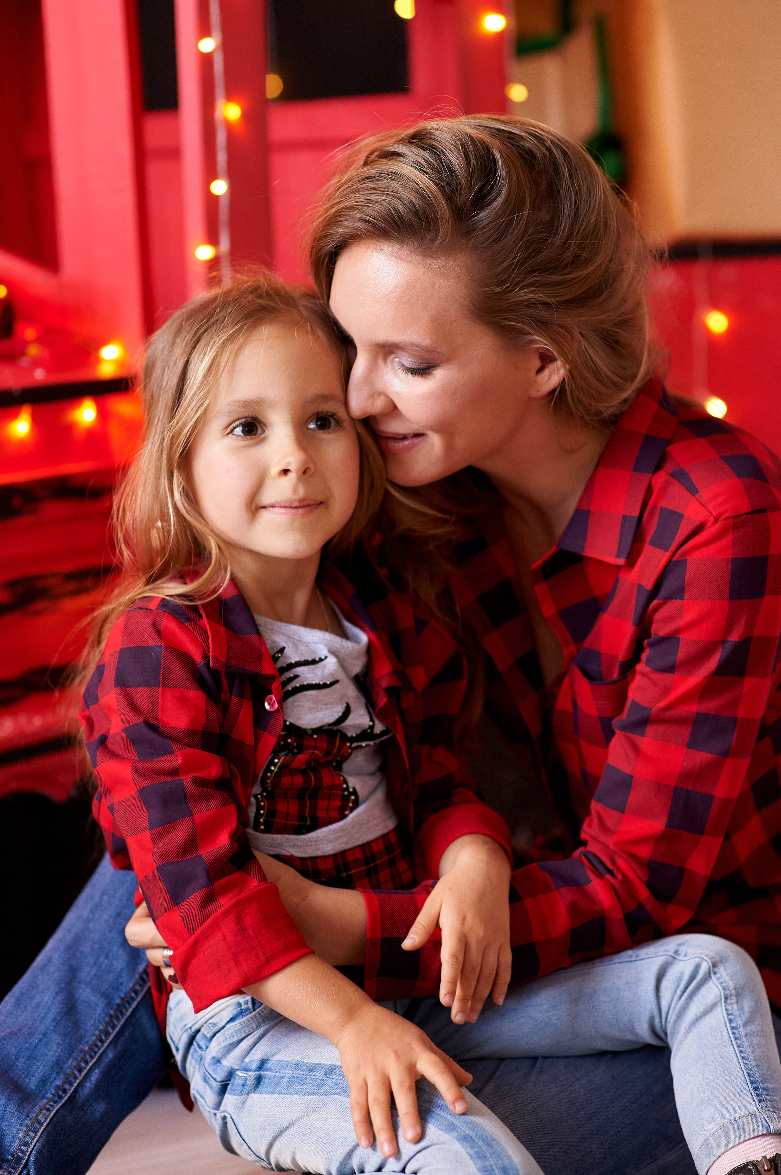 Новогодний паровозик. Семейный и детский фотограф в г. Ногинске Ангелина Хасанова