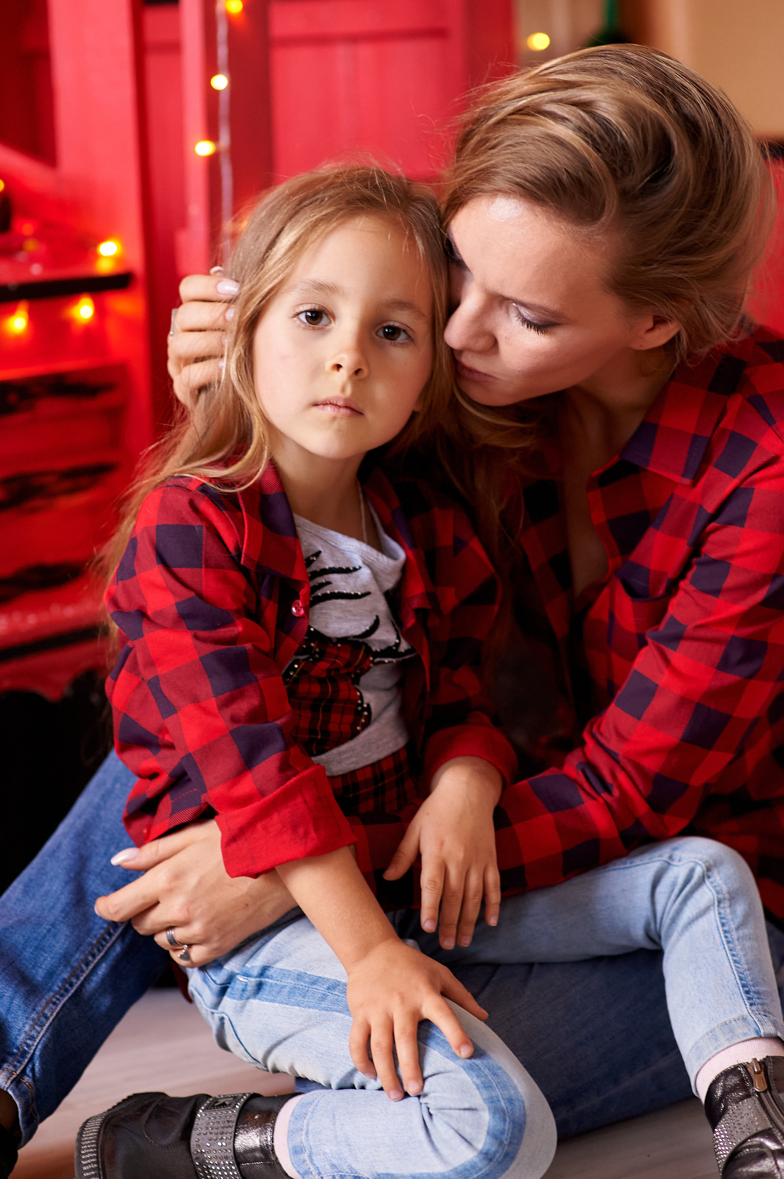 Новогодний паровозик. Семейный и детский фотограф в г. Ногинске Ангелина Хасанова