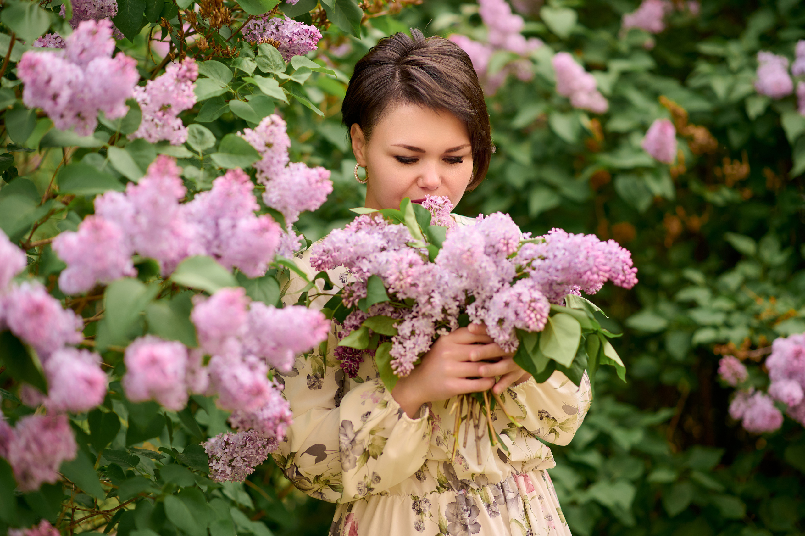 Сиреневый сад. Семейный и детский фотограф в г. Ногинске Ангелина Хасанова