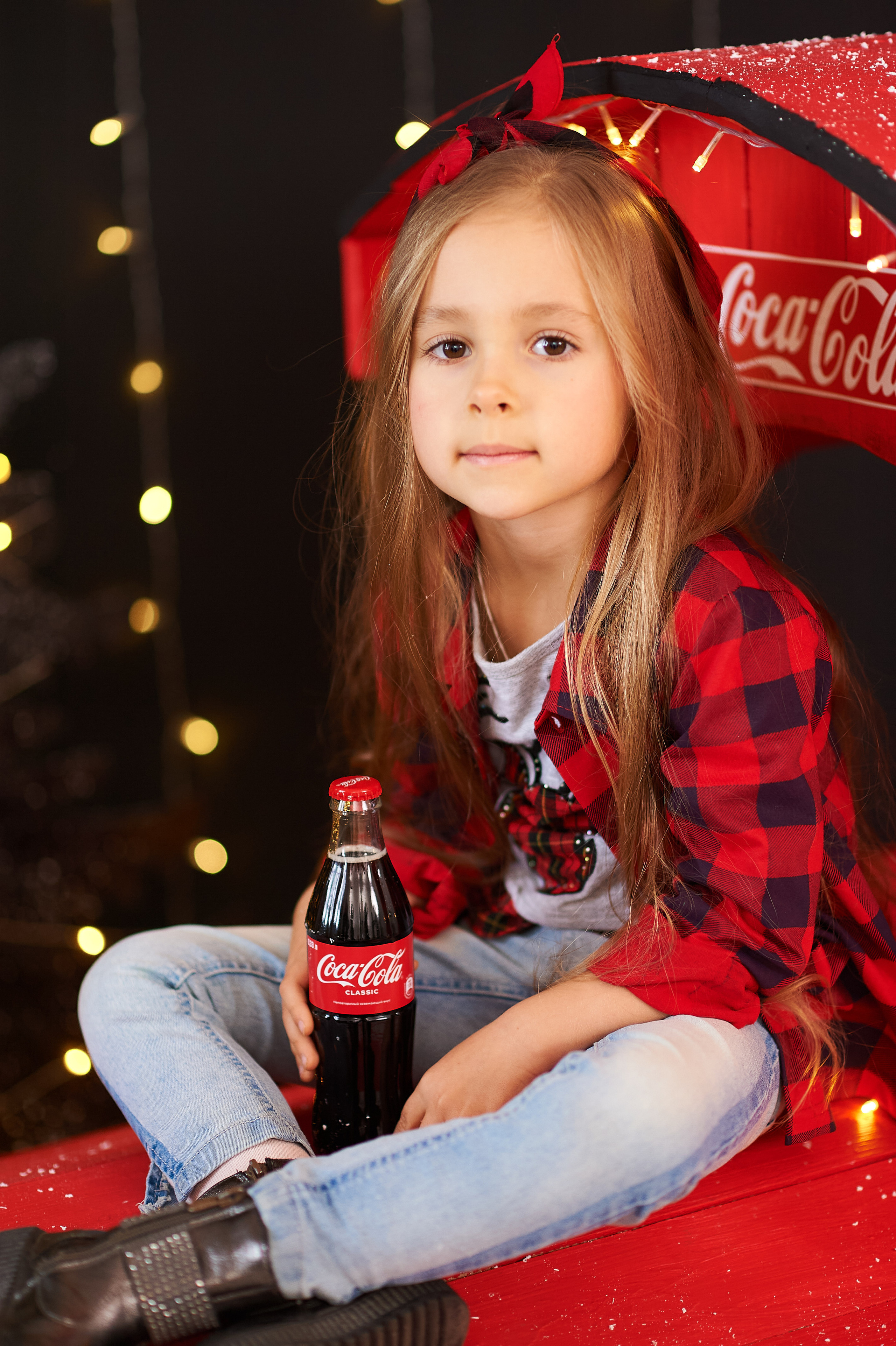 Новогодний паровозик. Семейный и детский фотограф в г. Ногинске Ангелина Хасанова