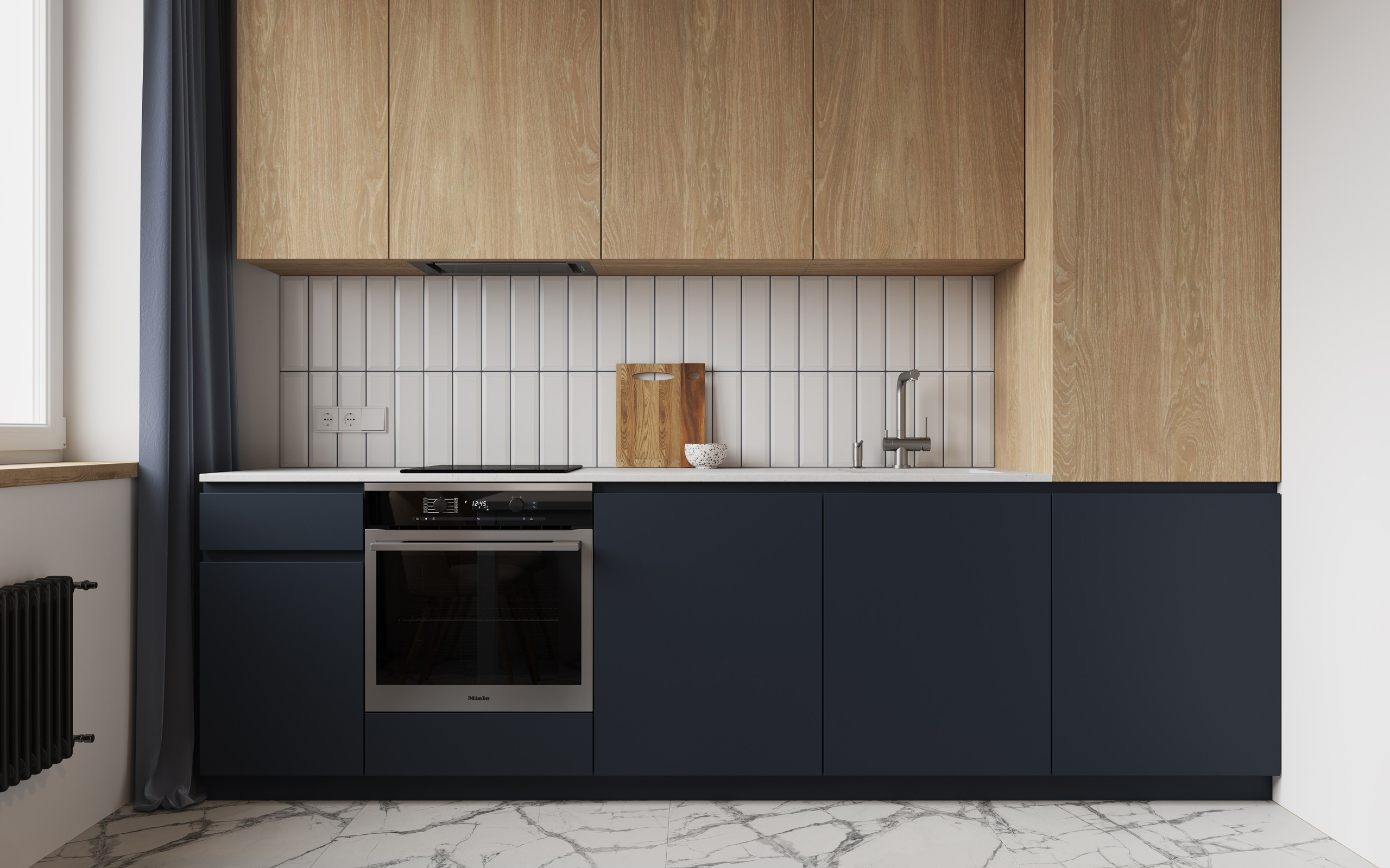 Пресненский Вал, 55 м². Дизайн интерьера | Кирилл Маркевич