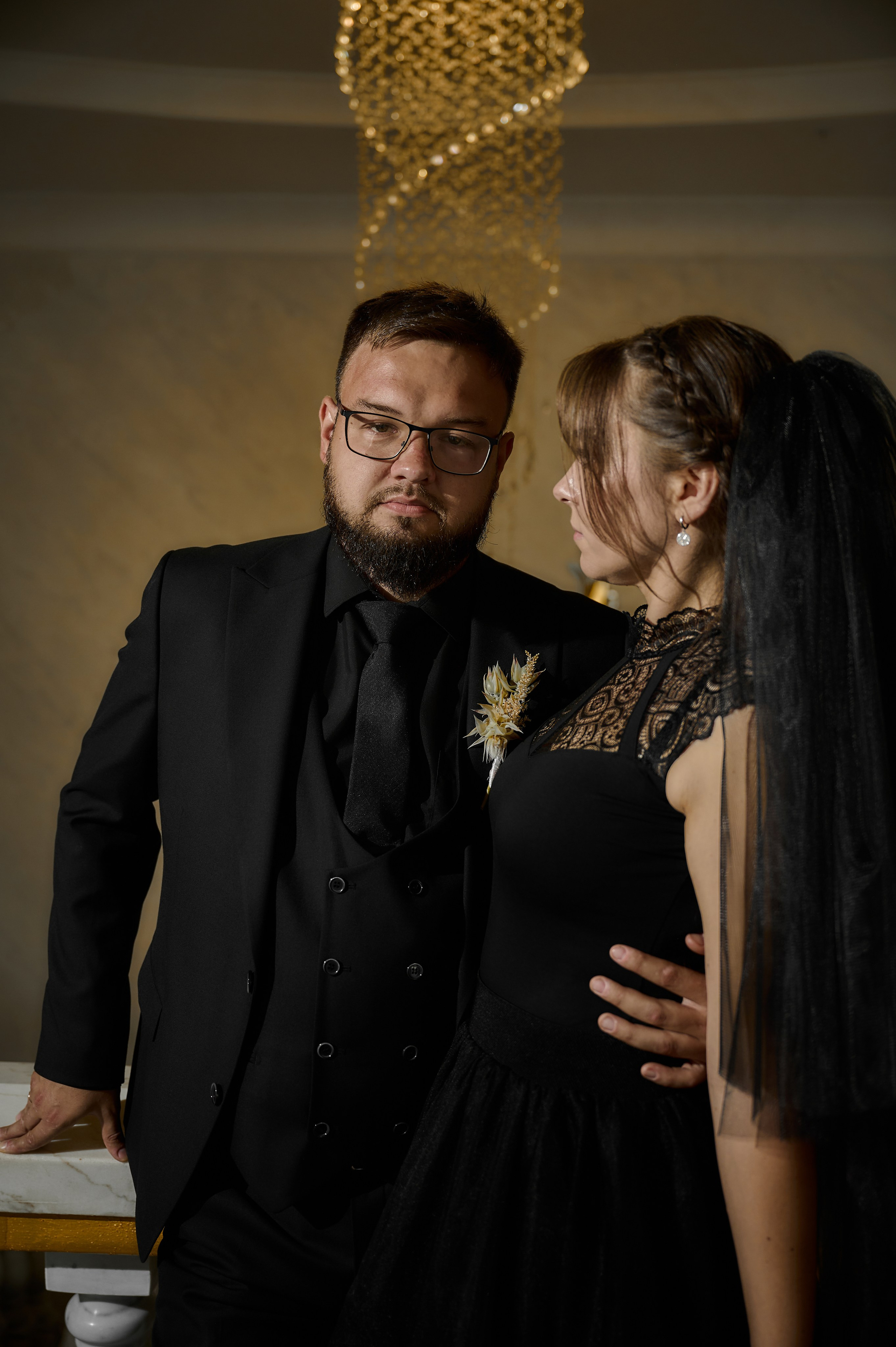 Свадебная фотосессия в Туле в черном. Свадебный фотограф в Туле Никита Беляев