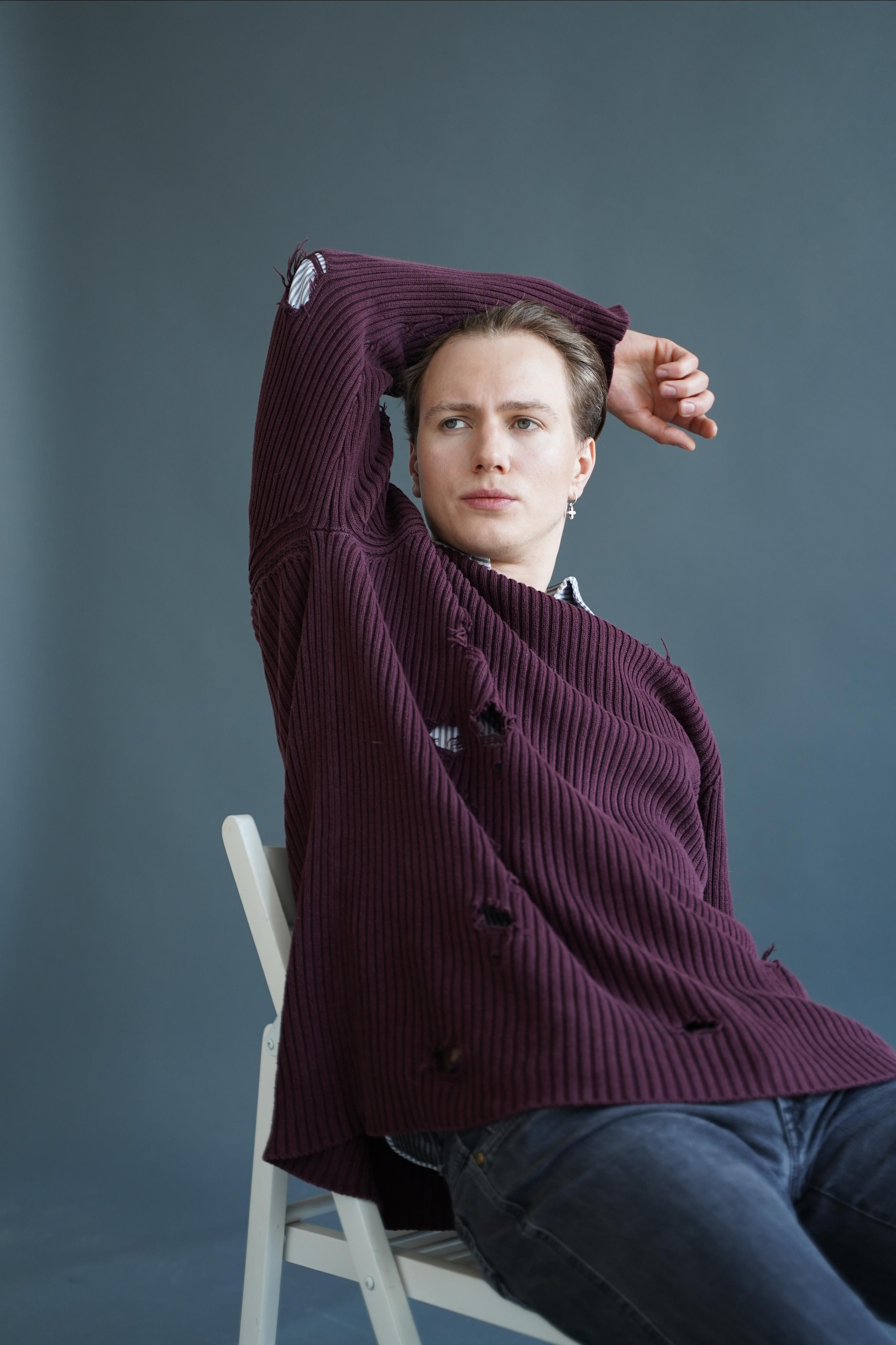 Мужская фотосессия в студии. Съемка в фотостудиях Москвы. Портретный фотограф в Москве Елена Капралова