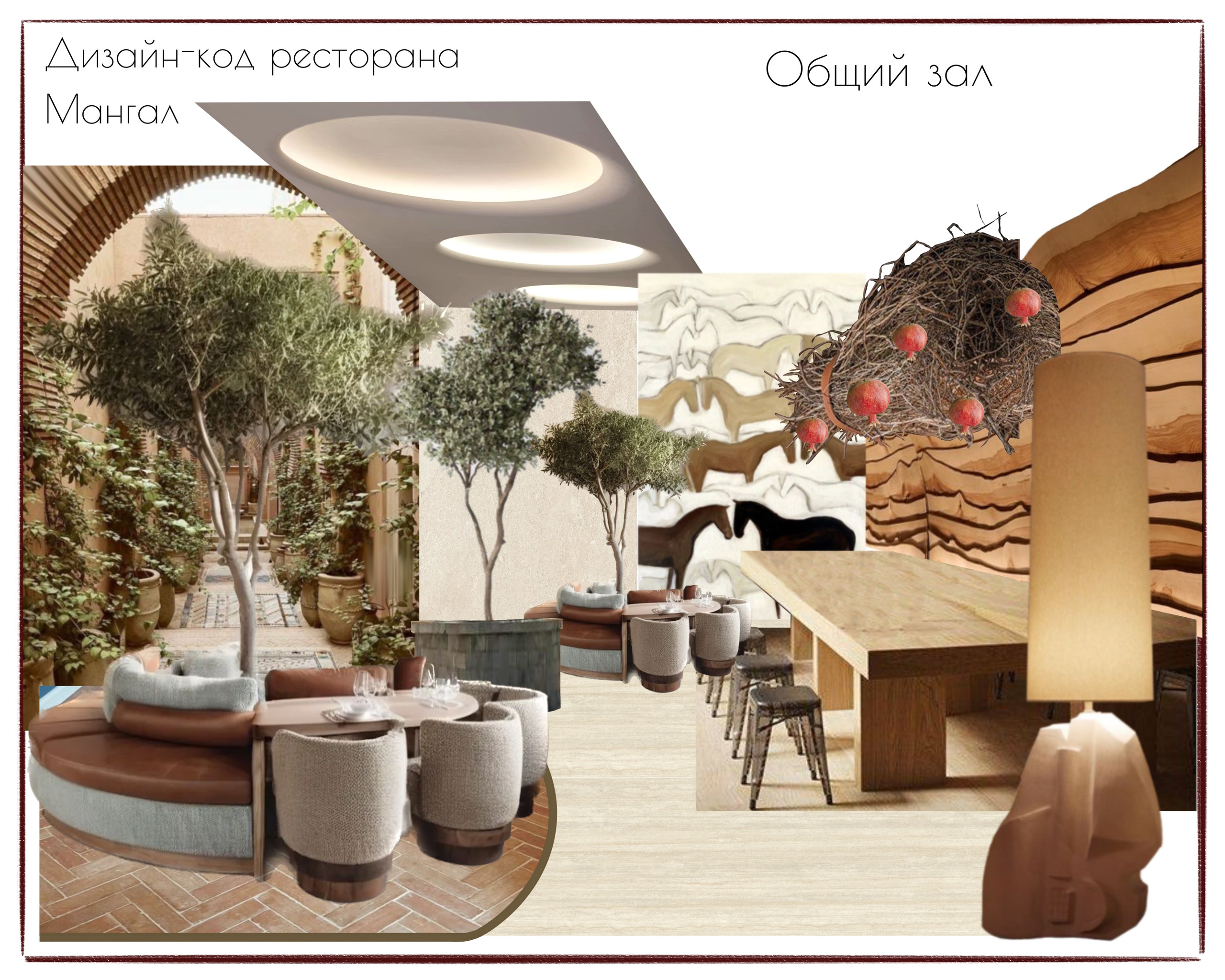 Ресторан (дизайнеры Ирма Чигарова и Лидия Ефремова). Дизайн интерьеров по всему миру