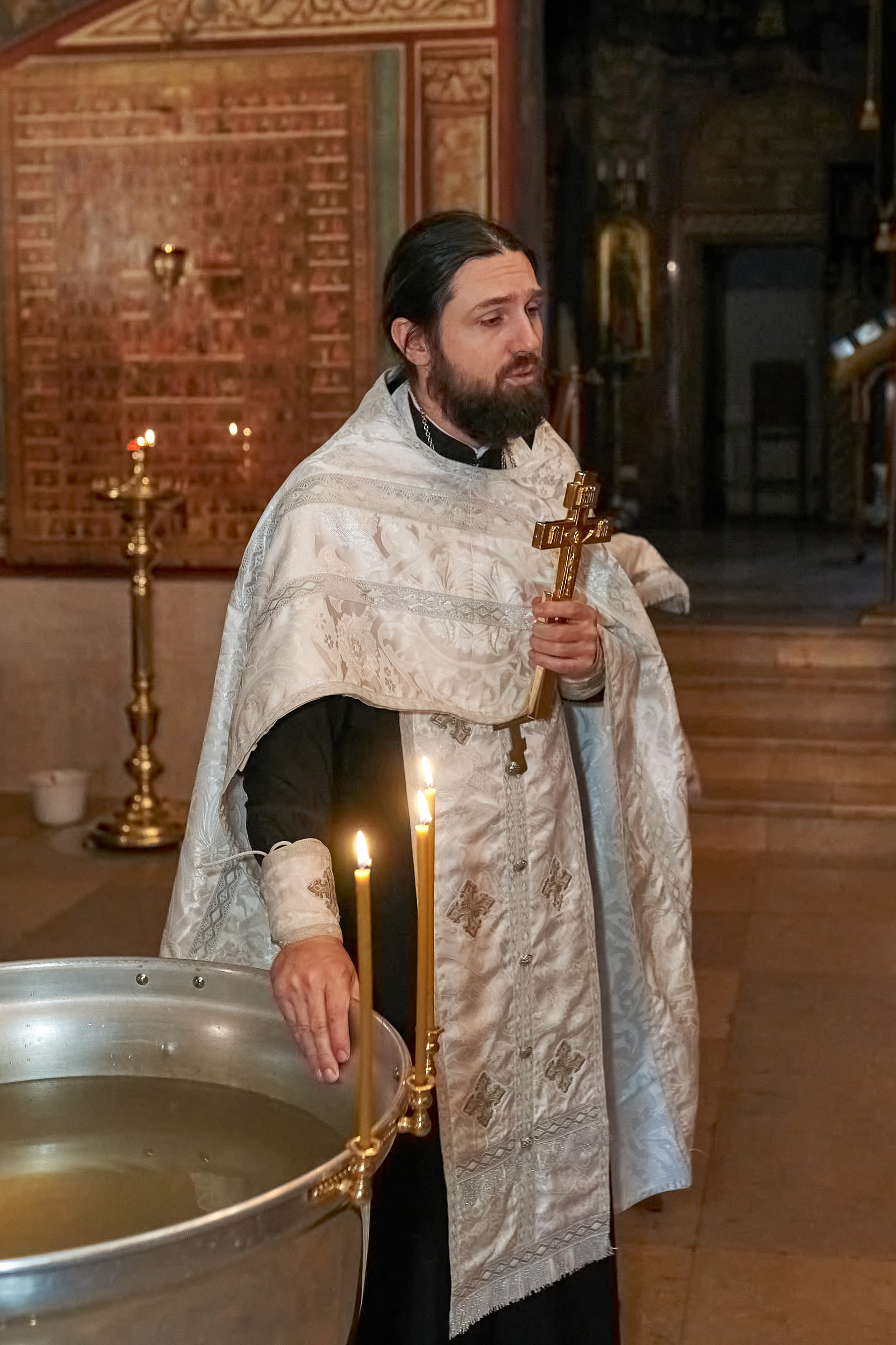 Крещение в Зачатьевском женском монастыре