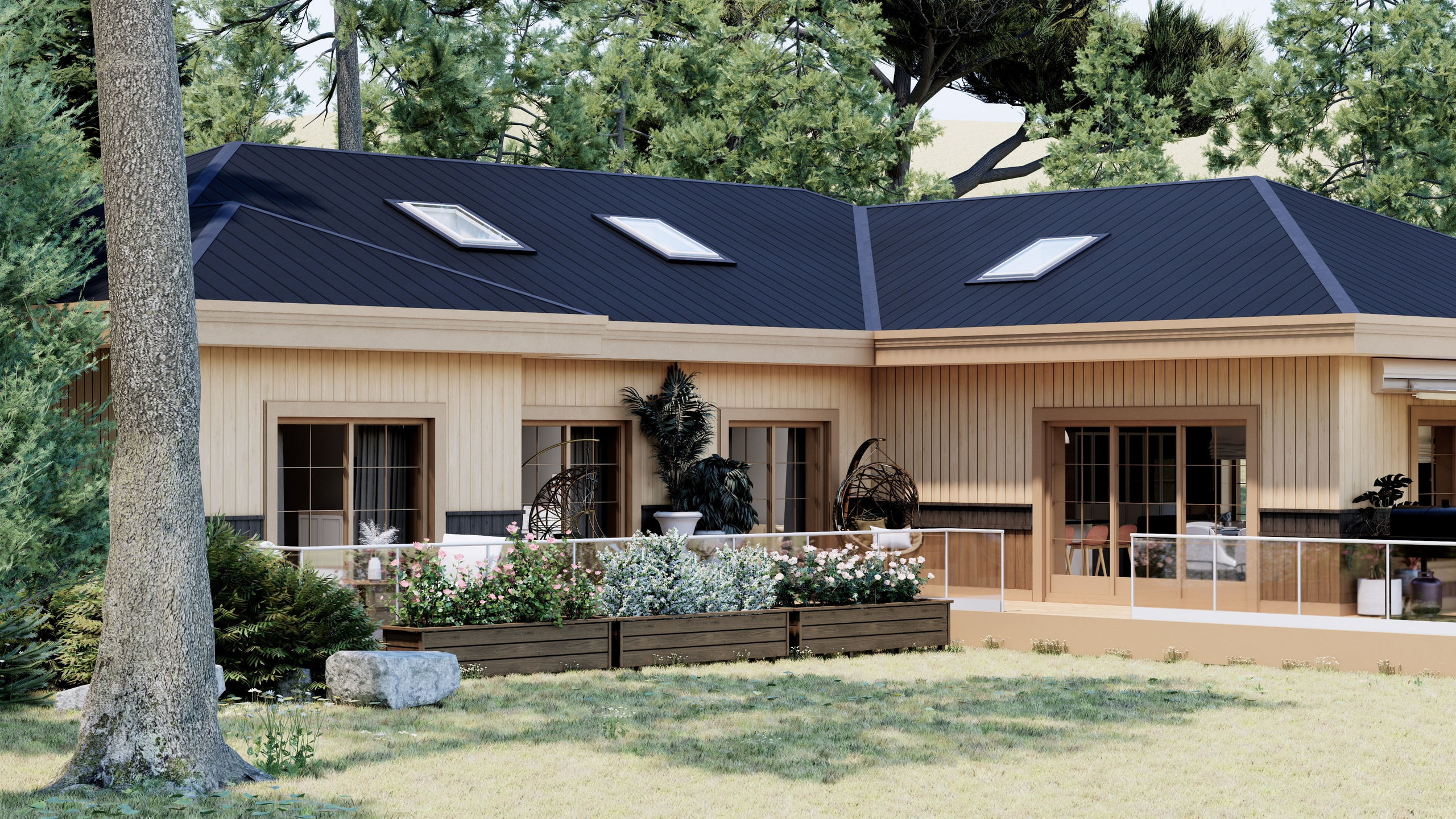 Жилой дом одноэтажный. Главная