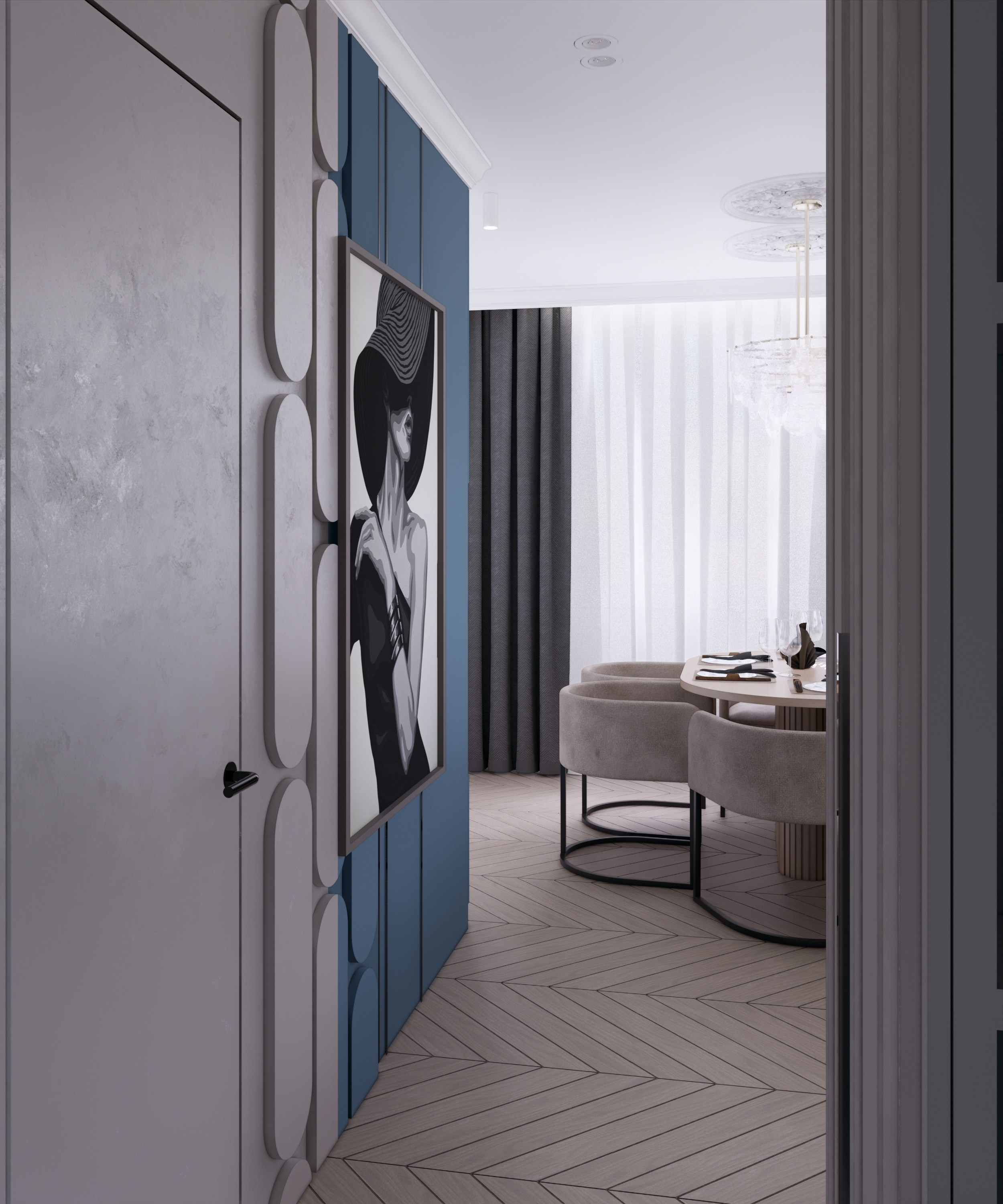 Нижегородская, 55 м². Главная