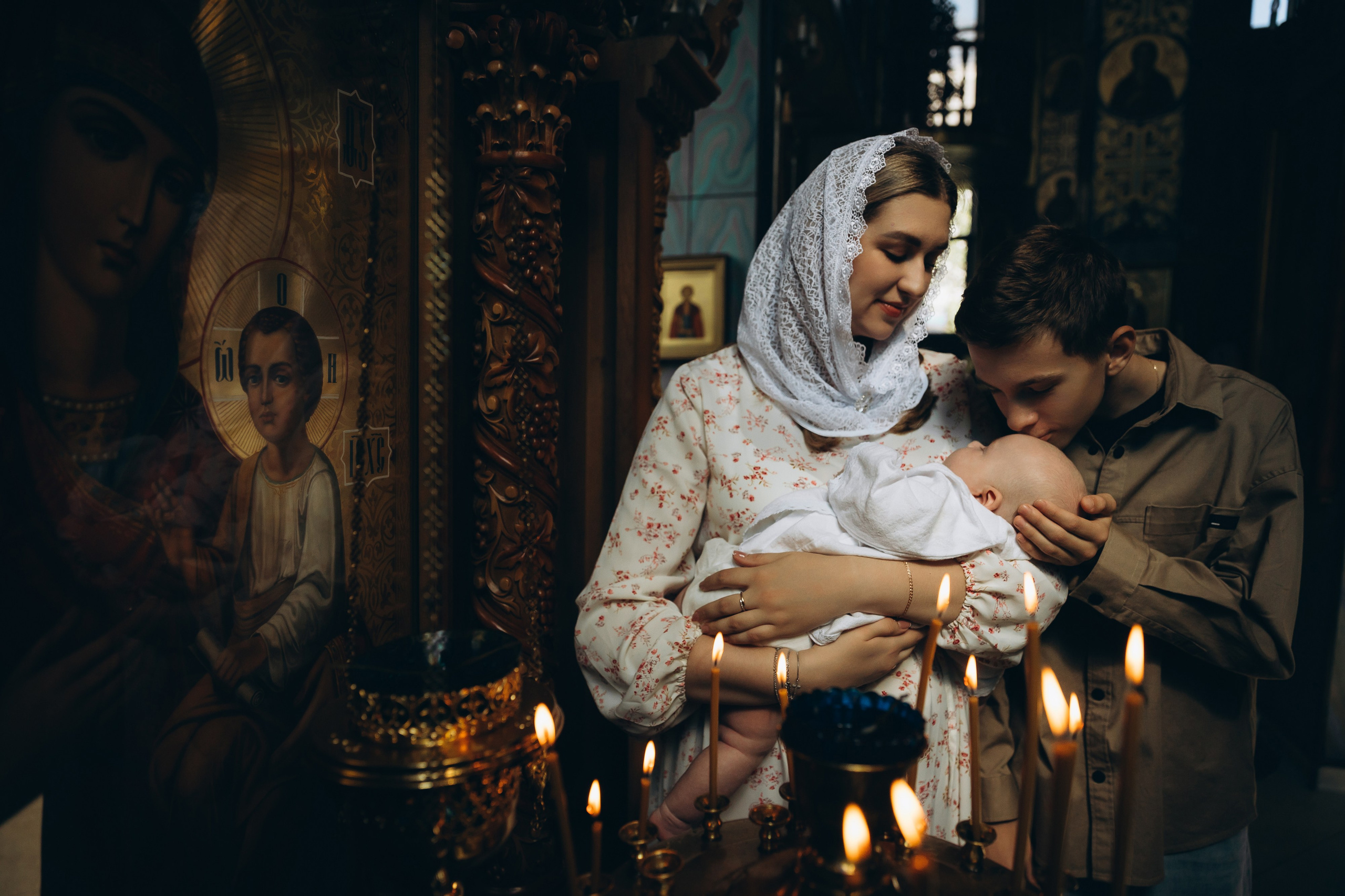 Таинство Крещения Ильи. Фотограф в Краснодаре Алла Потоцкая