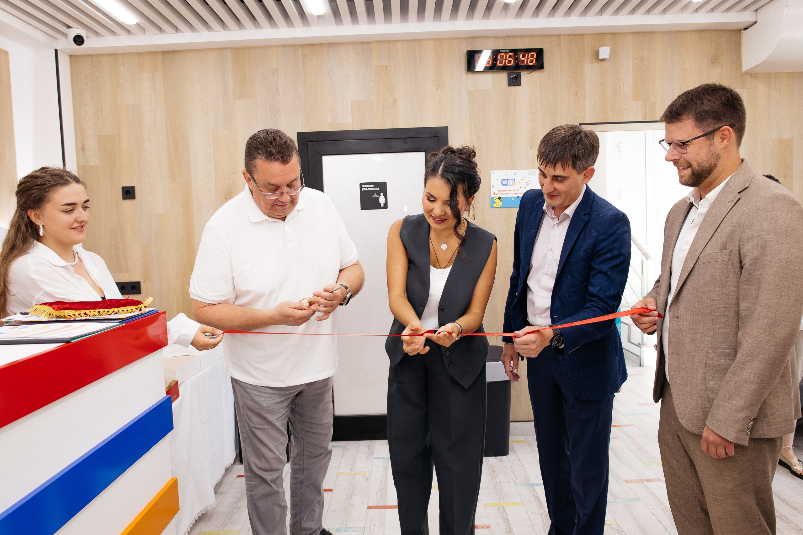 Открытие бассейна. Фотограф в Иркутске