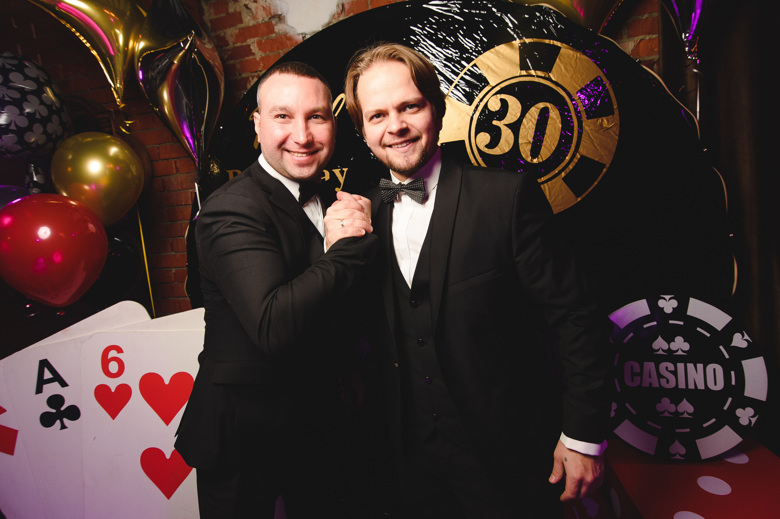 День рождения в стиле Casino. Репортажный и свадебный фотограф в Москве