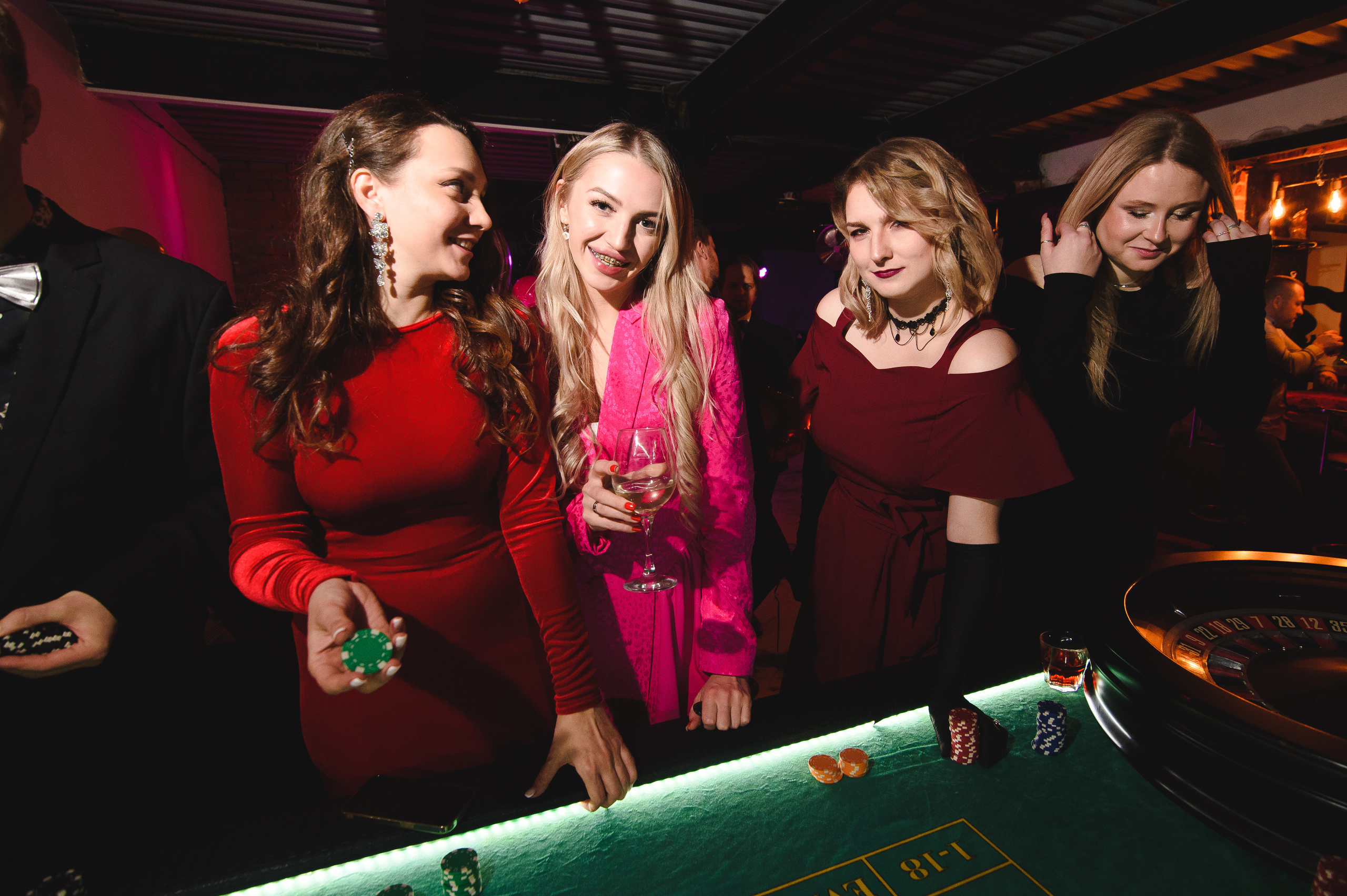 День рождения в стиле Casino. Репортажный и свадебный фотограф в Москве