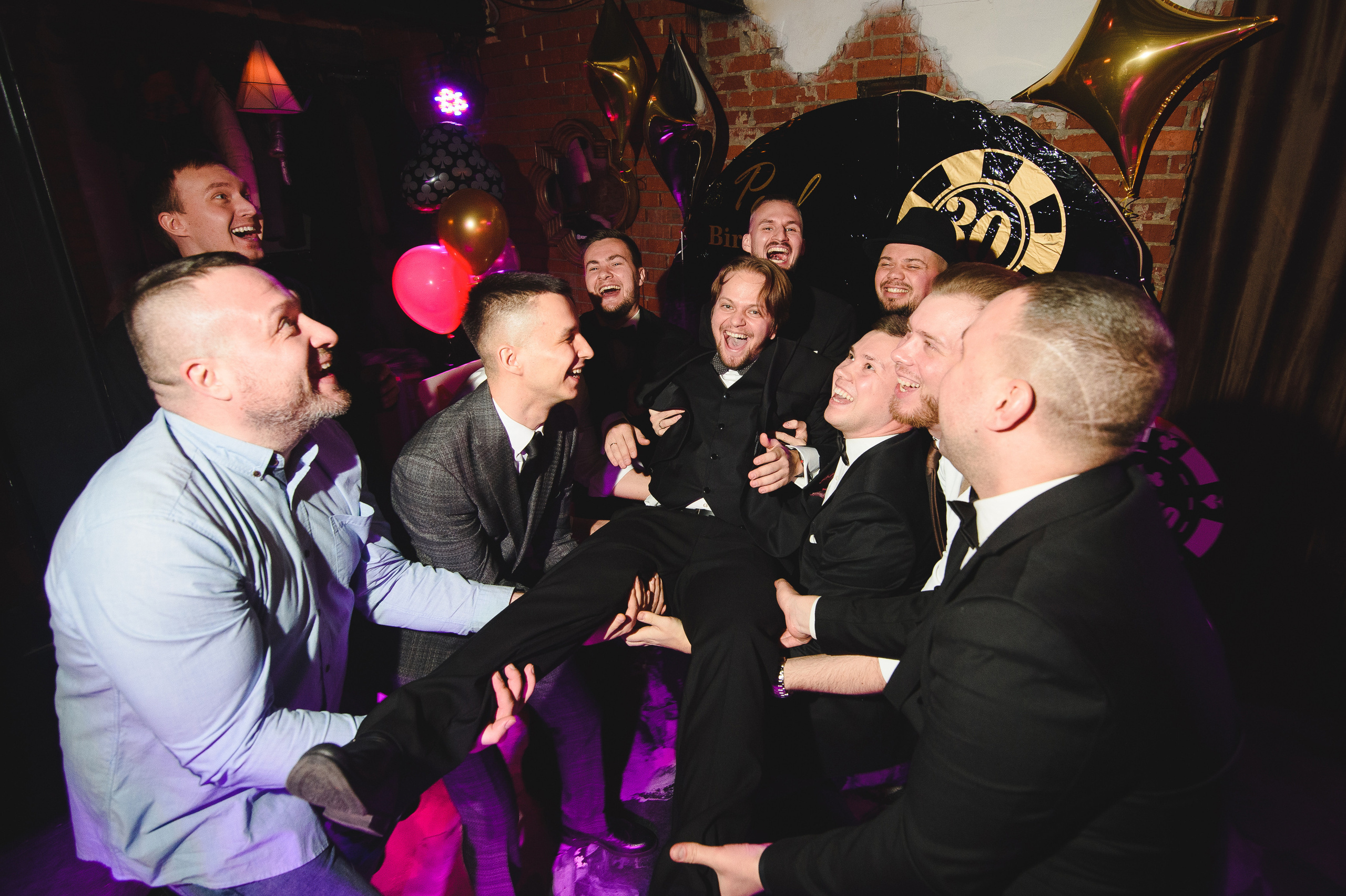 День рождения в стиле Casino. Репортажный и свадебный фотограф в Москве