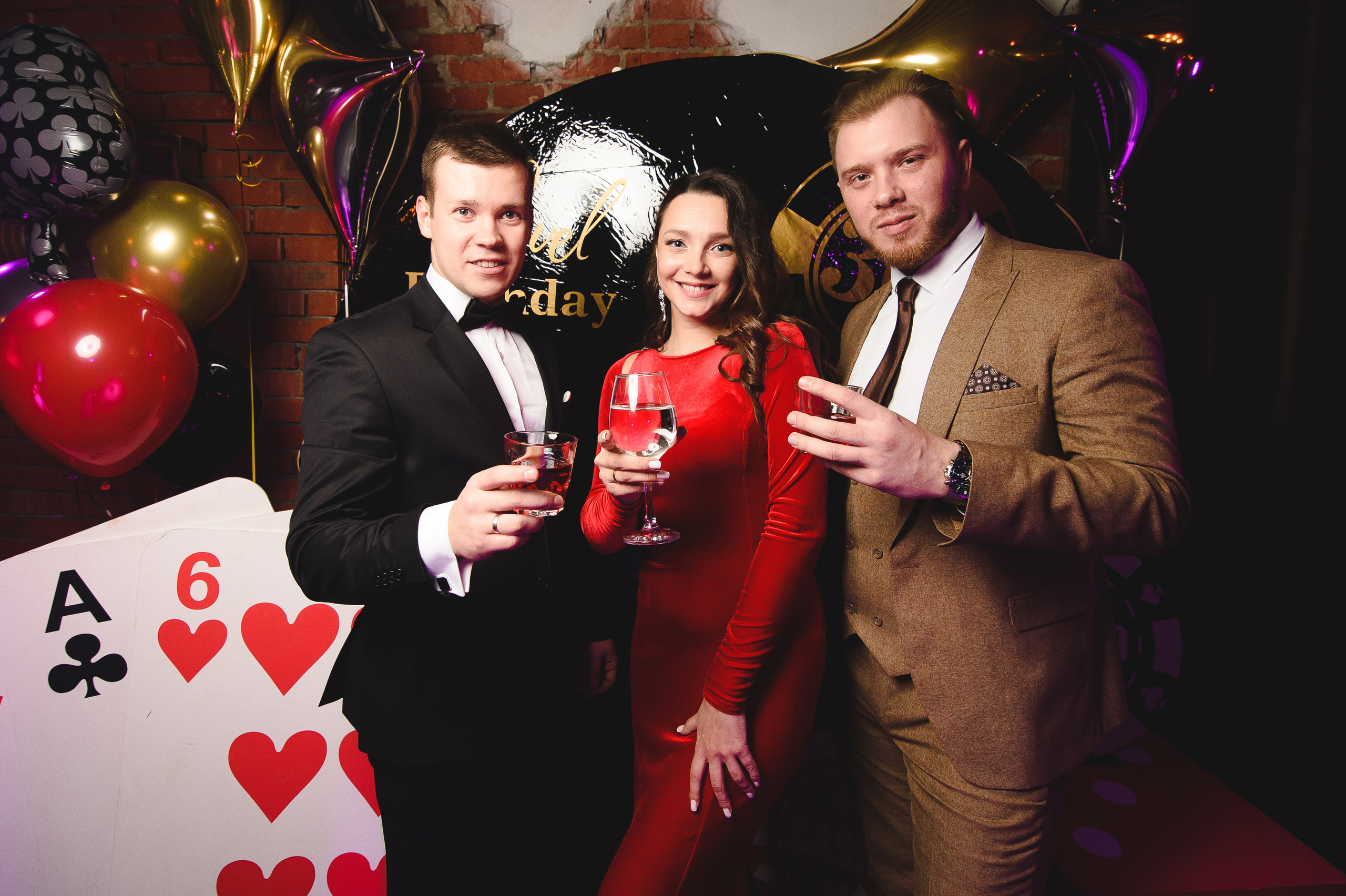 День рождения в стиле Casino. Репортажный и свадебный фотограф в Москве