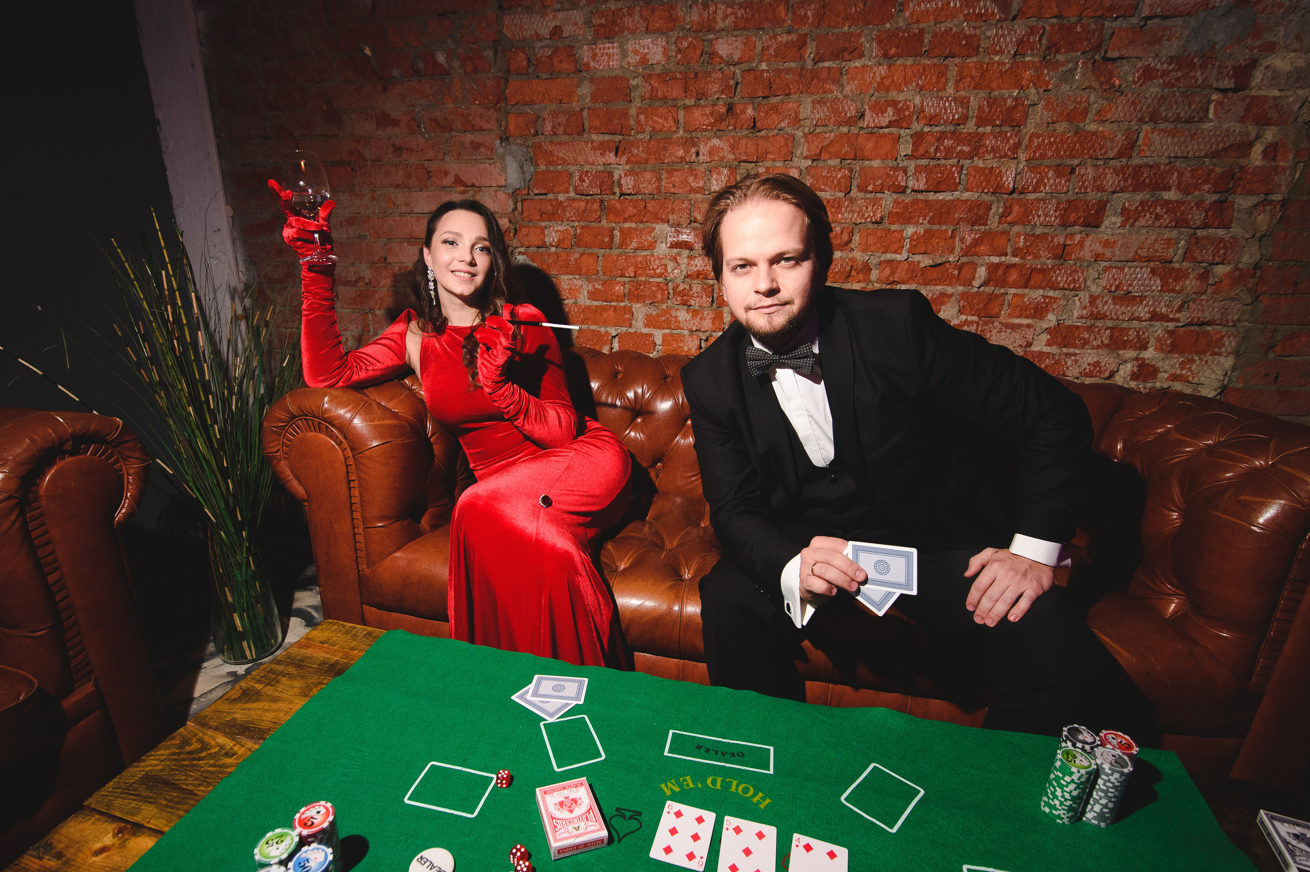 День рождения в стиле Casino. Репортажный и свадебный фотограф в Москве