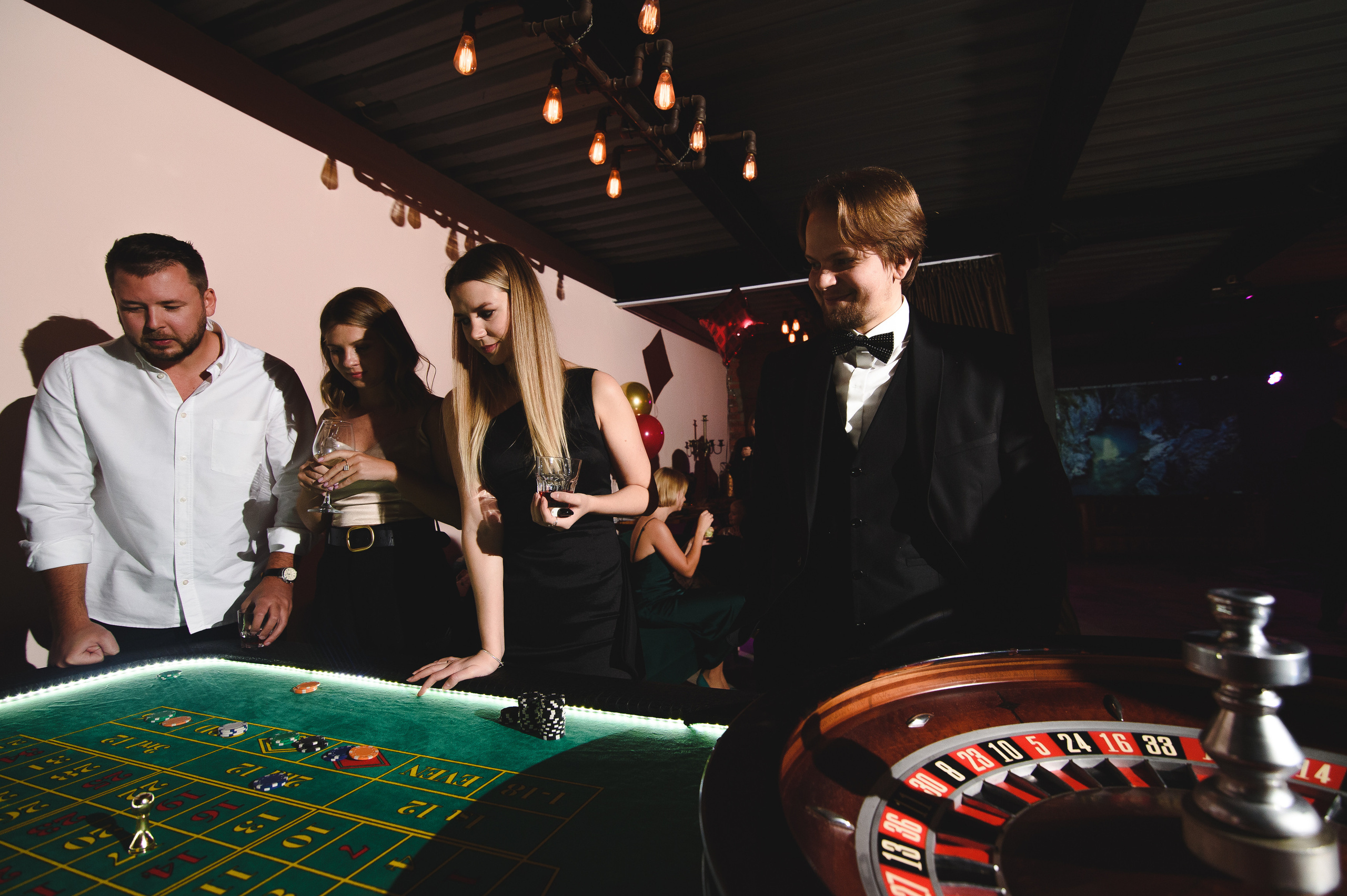 День рождения в стиле Casino. Репортажный и свадебный фотограф в Москве