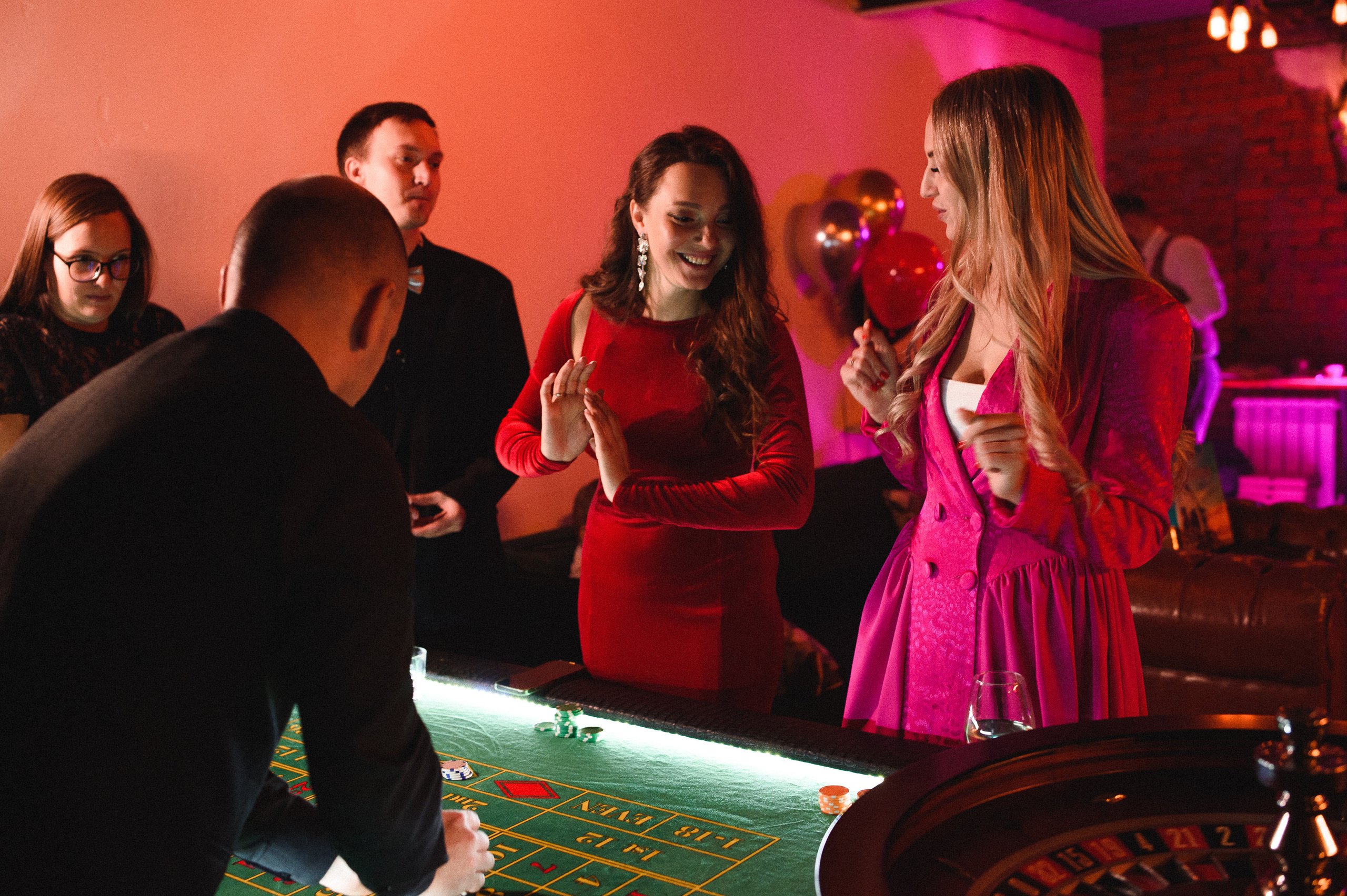 День рождения в стиле Casino. Репортажный и свадебный фотограф в Москве