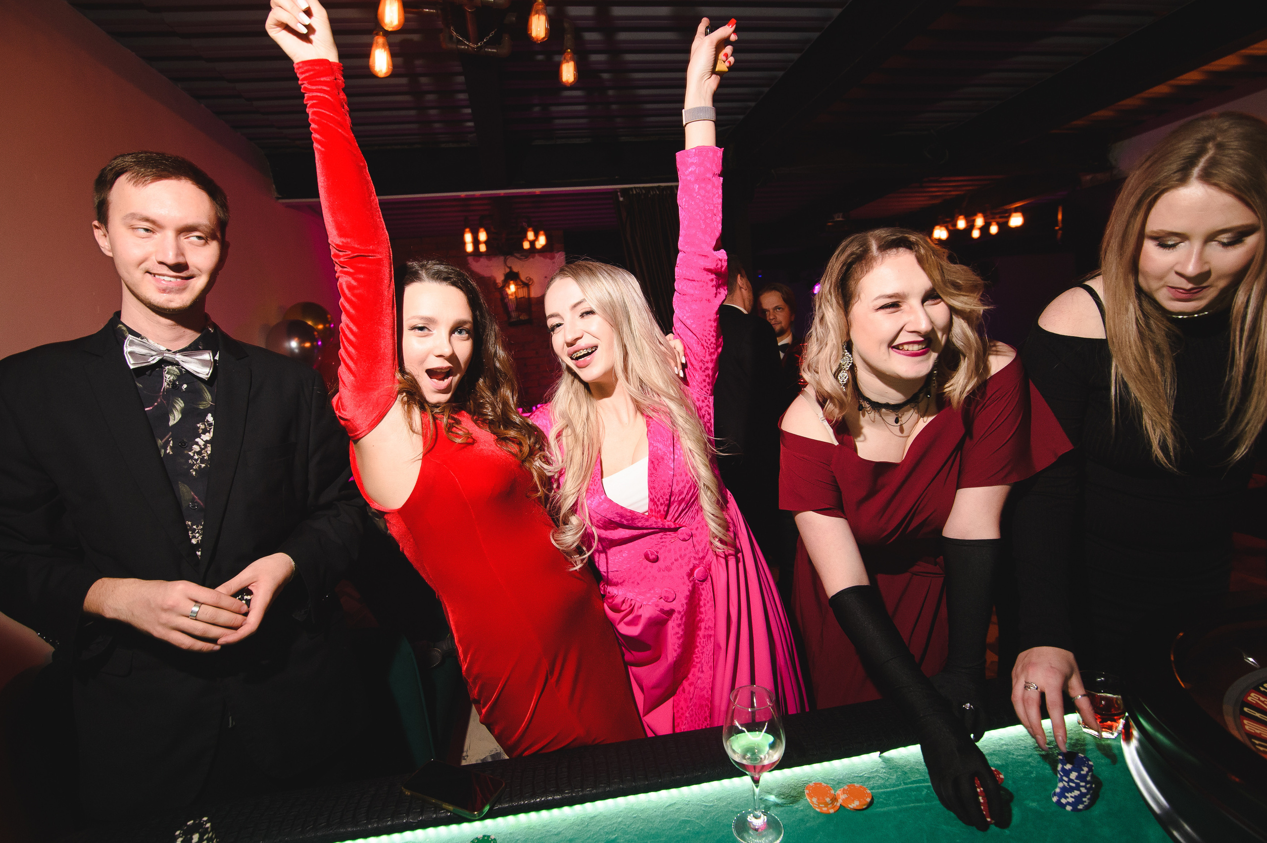 День рождения в стиле Casino. Репортажный и свадебный фотограф в Москве