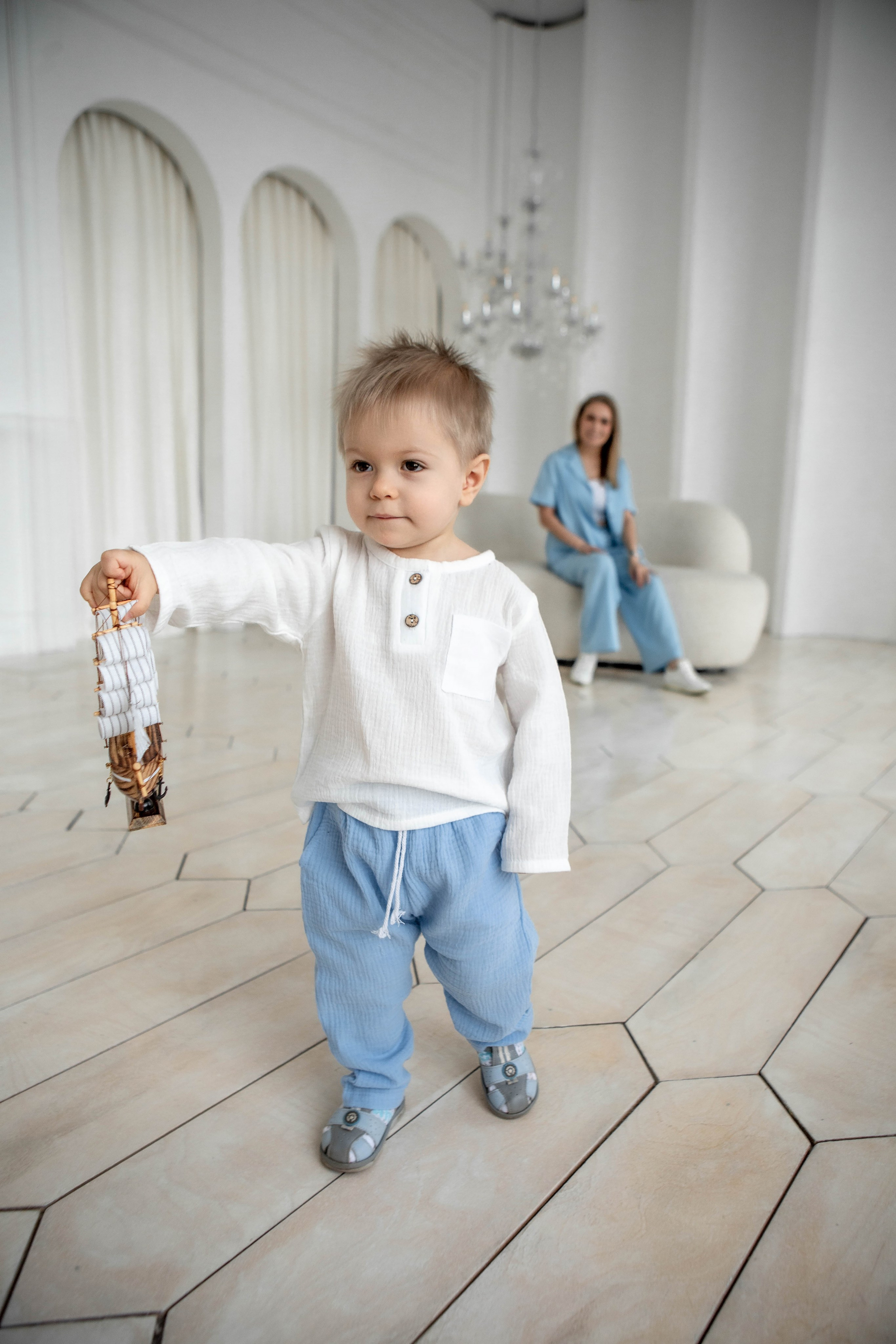 Мама и сын. Фотограф Екатерина Голицына