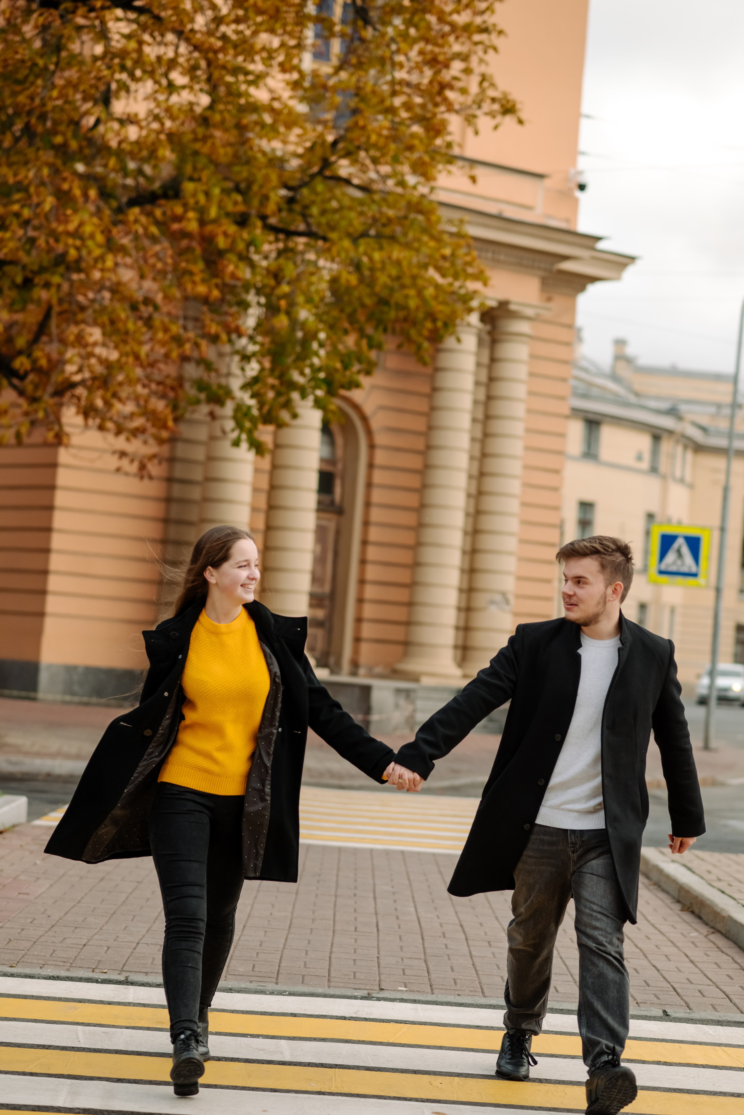 Фотосессия лавстори осенью в&nbsp;СПб