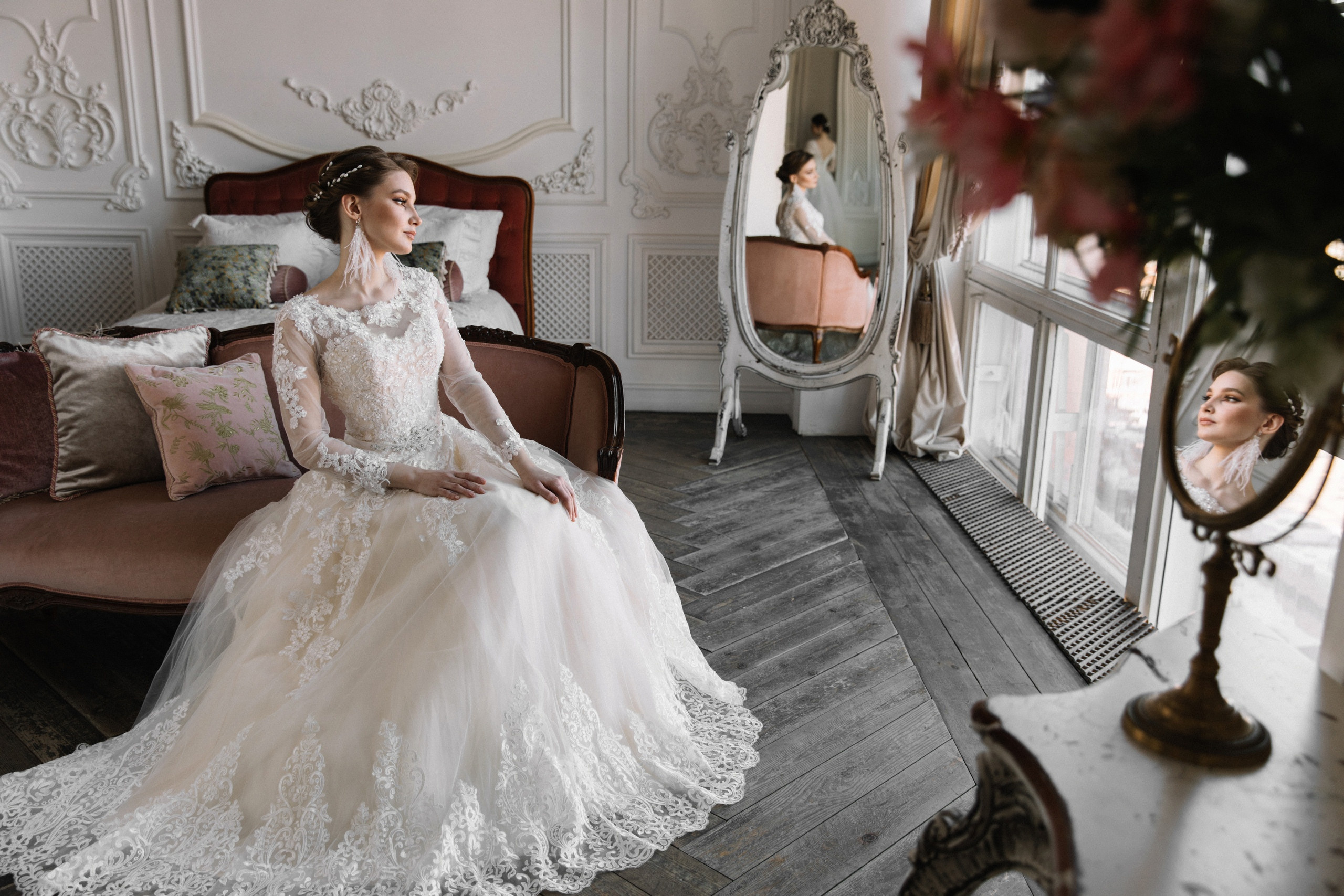 Красивые портреты невест, утро невесты. Свадебный и портретный фотограф в Сыктывкаре и в Москве Новосельцева Алена