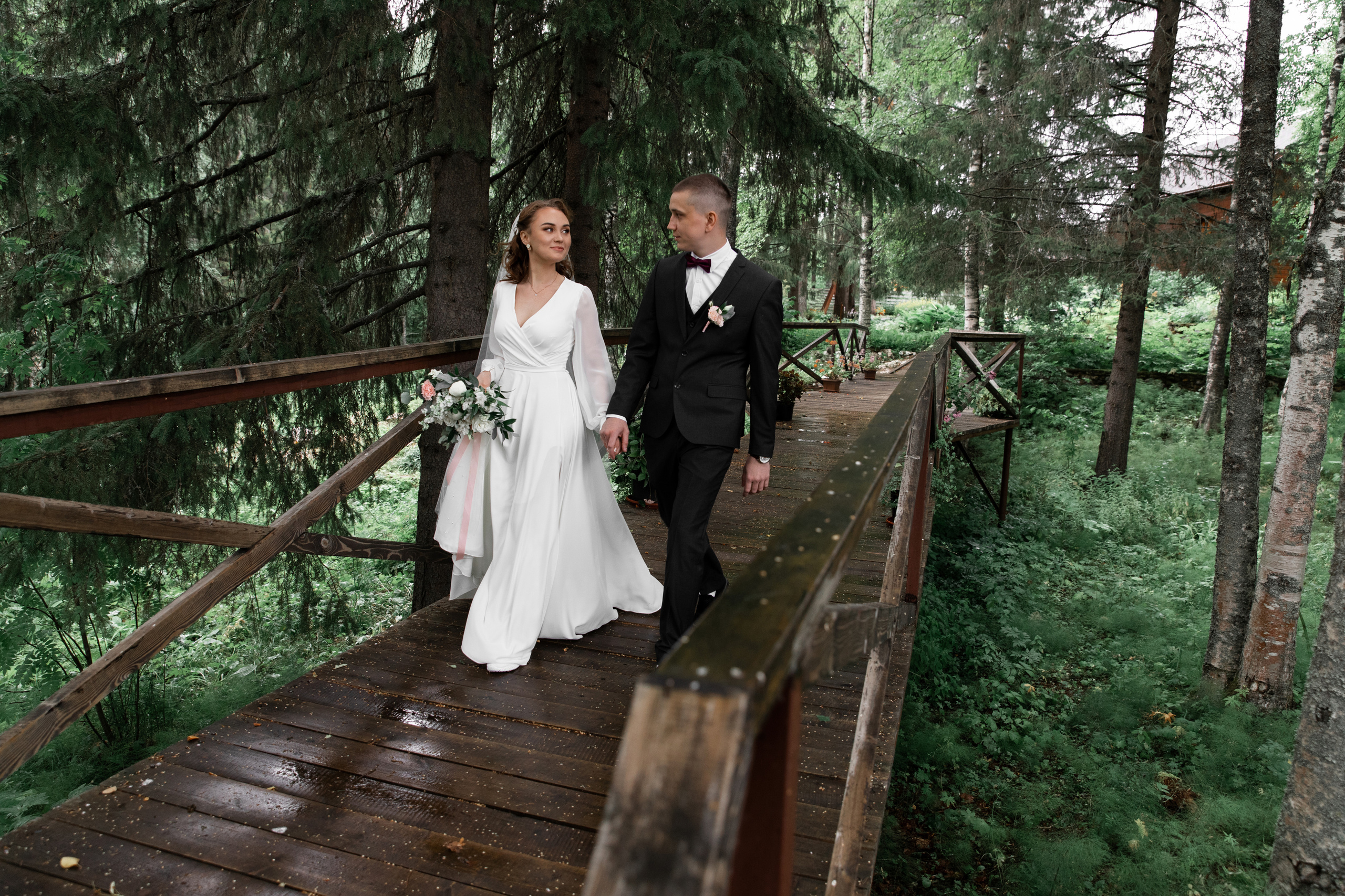 Выездная церемония в ботаническом саду. Свадебный и портретный фотограф в Сыктывкаре и в Москве Новосельцева Алена