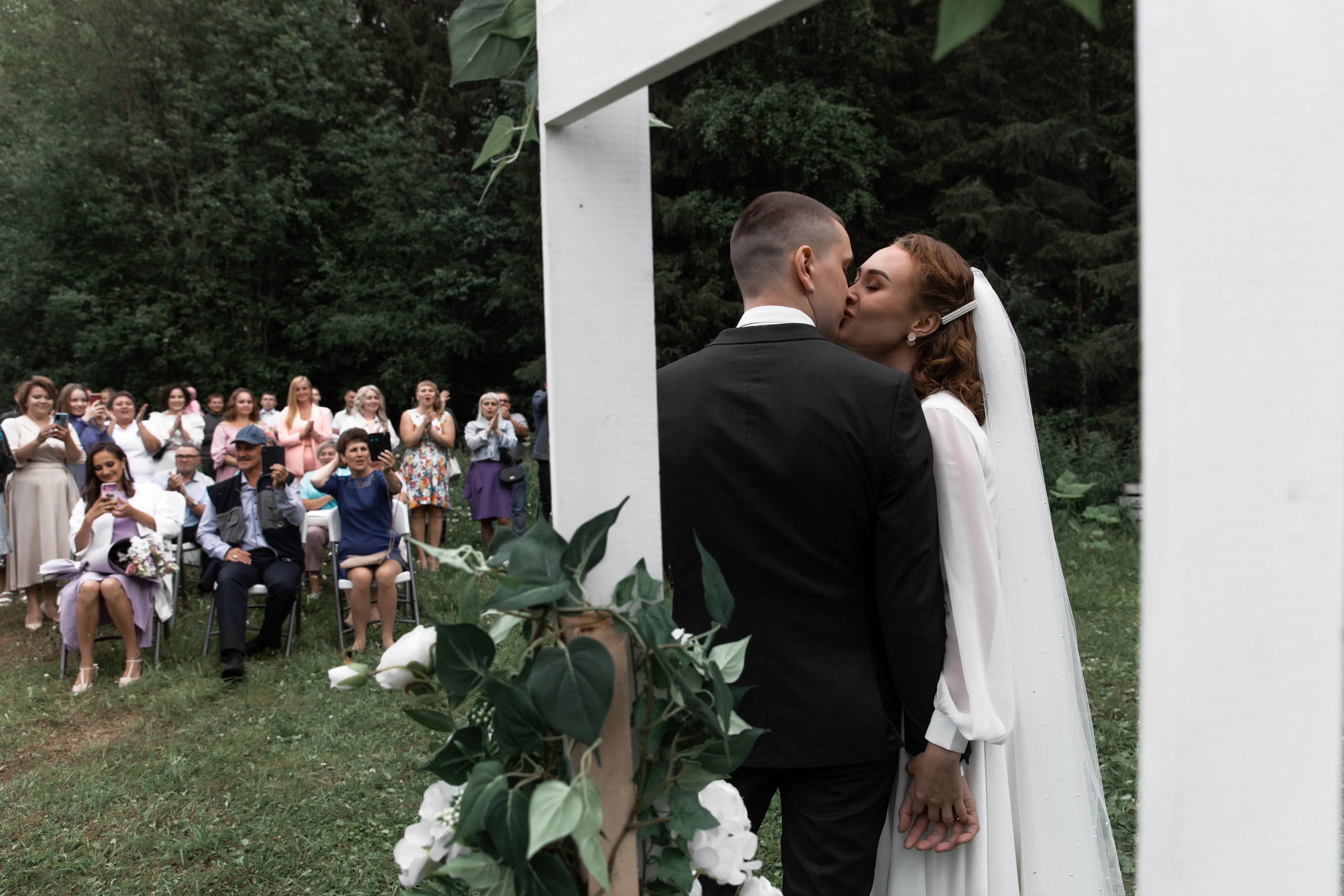 Выездная церемония в ботаническом саду. Свадебный и портретный фотограф в Сыктывкаре и в Москве Новосельцева Алена