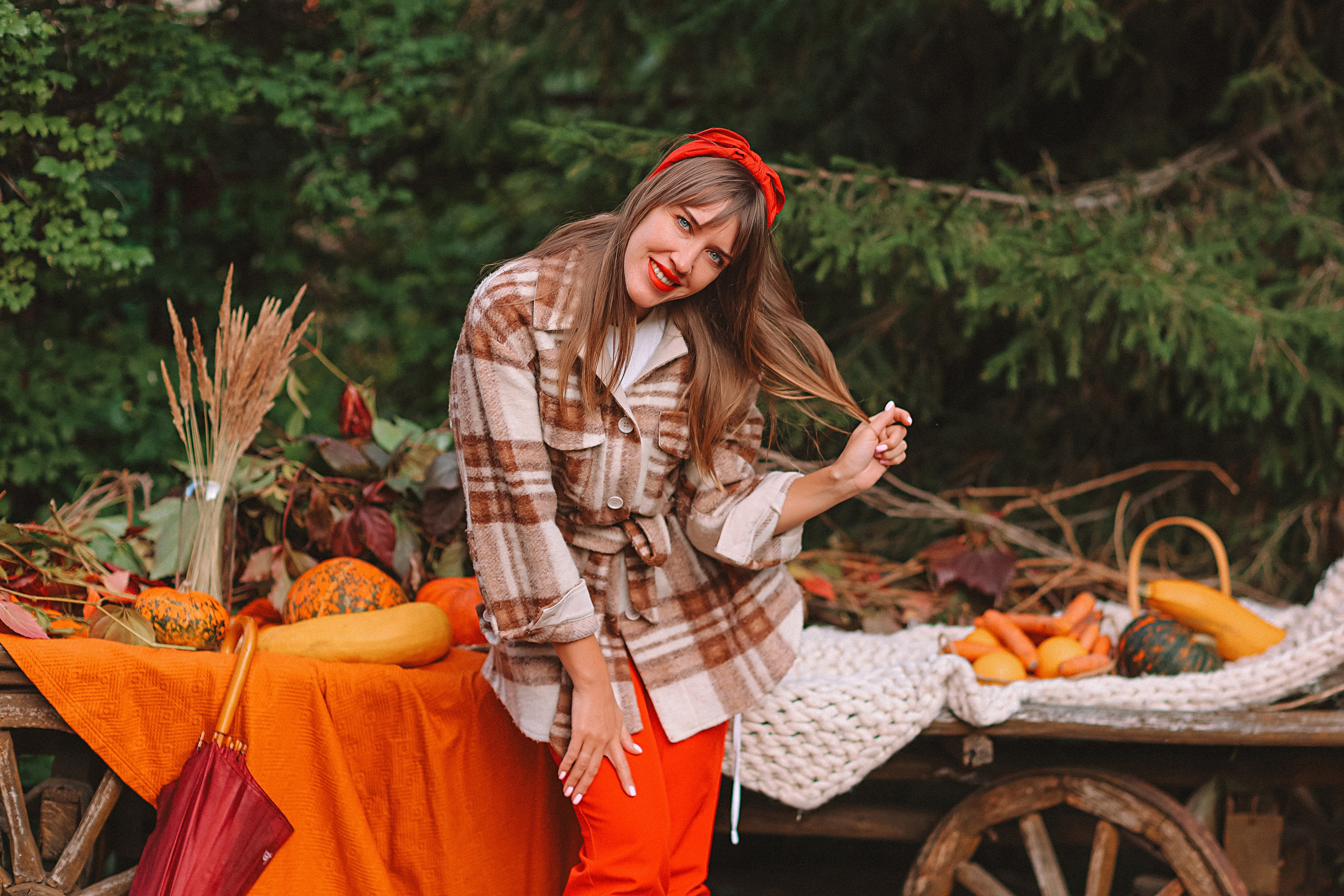 Тыквы. Семейный фотограф Тюмень, фотограф на роды Салмина Мария