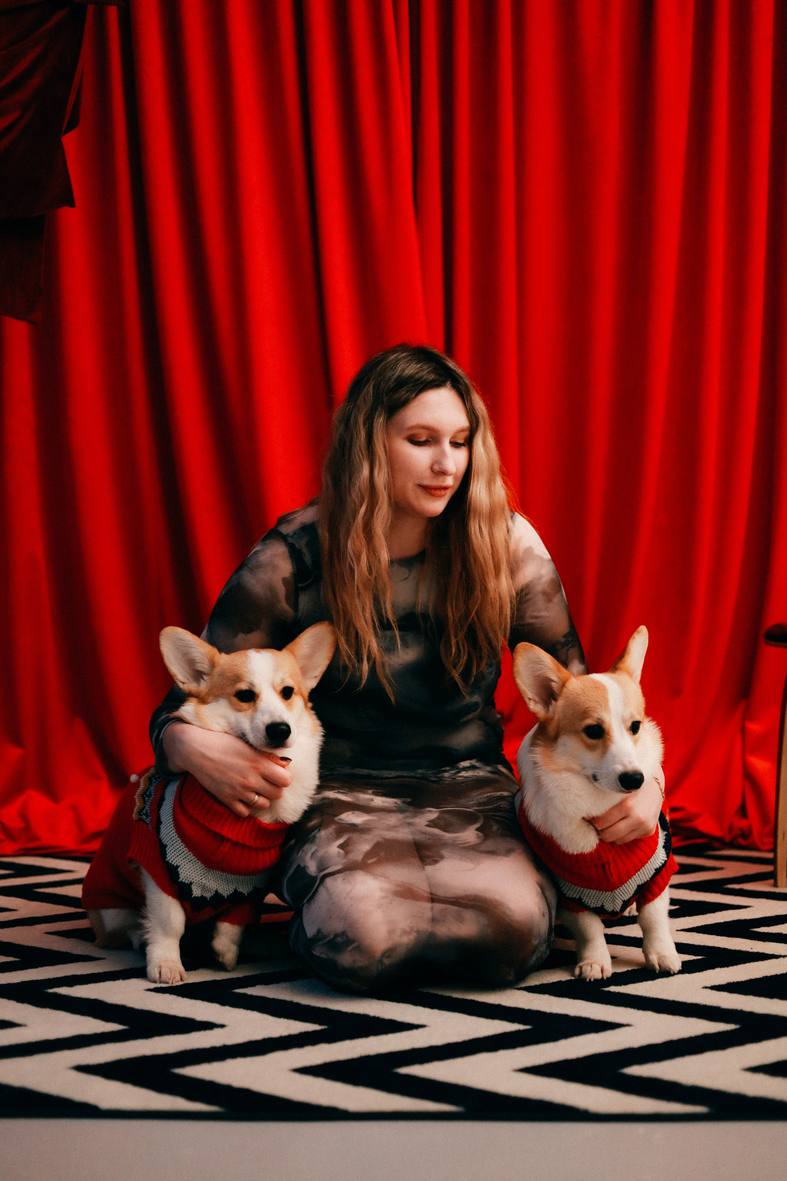 Оля, Антон и сыновья. Фотограф София Комкина