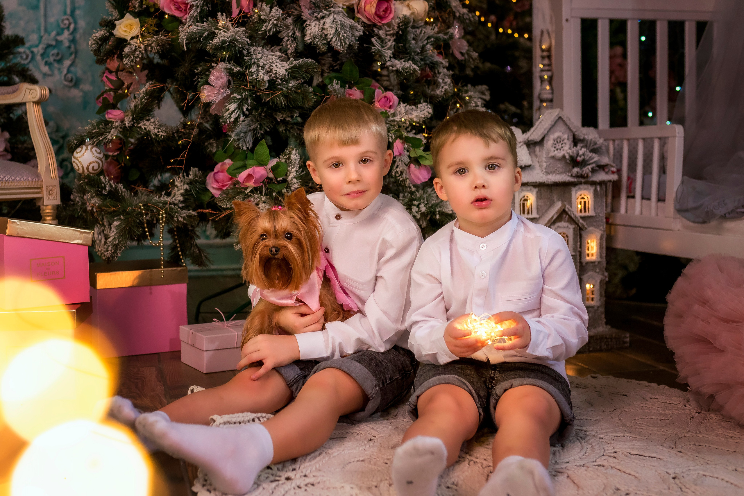 Бабушка и дедушка с внуками. Женский фотограф Крещение Венчание Москва Брянск