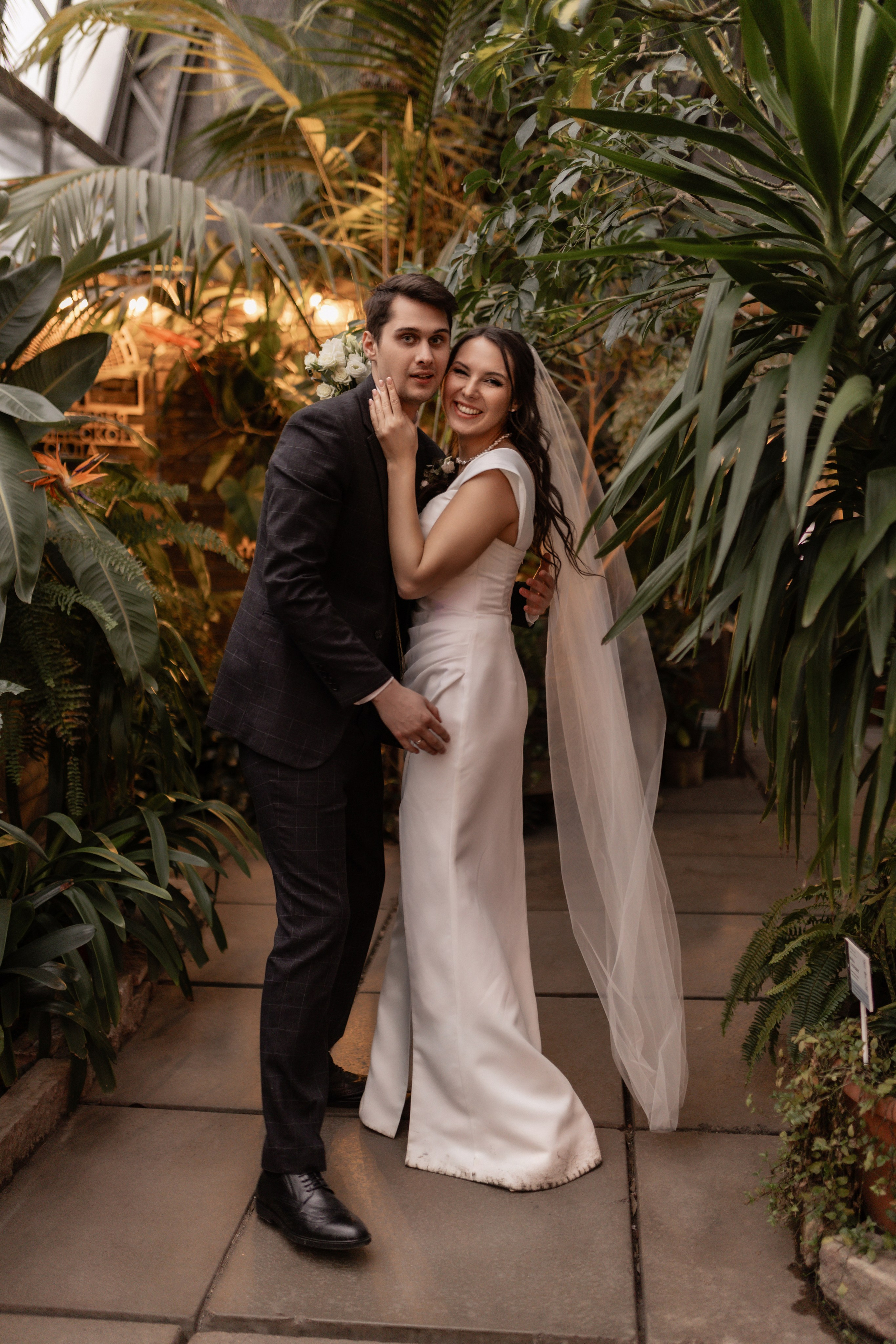 Бажена+Дмитрий Оранжерея. Фотограф в Санкт-Петербурге