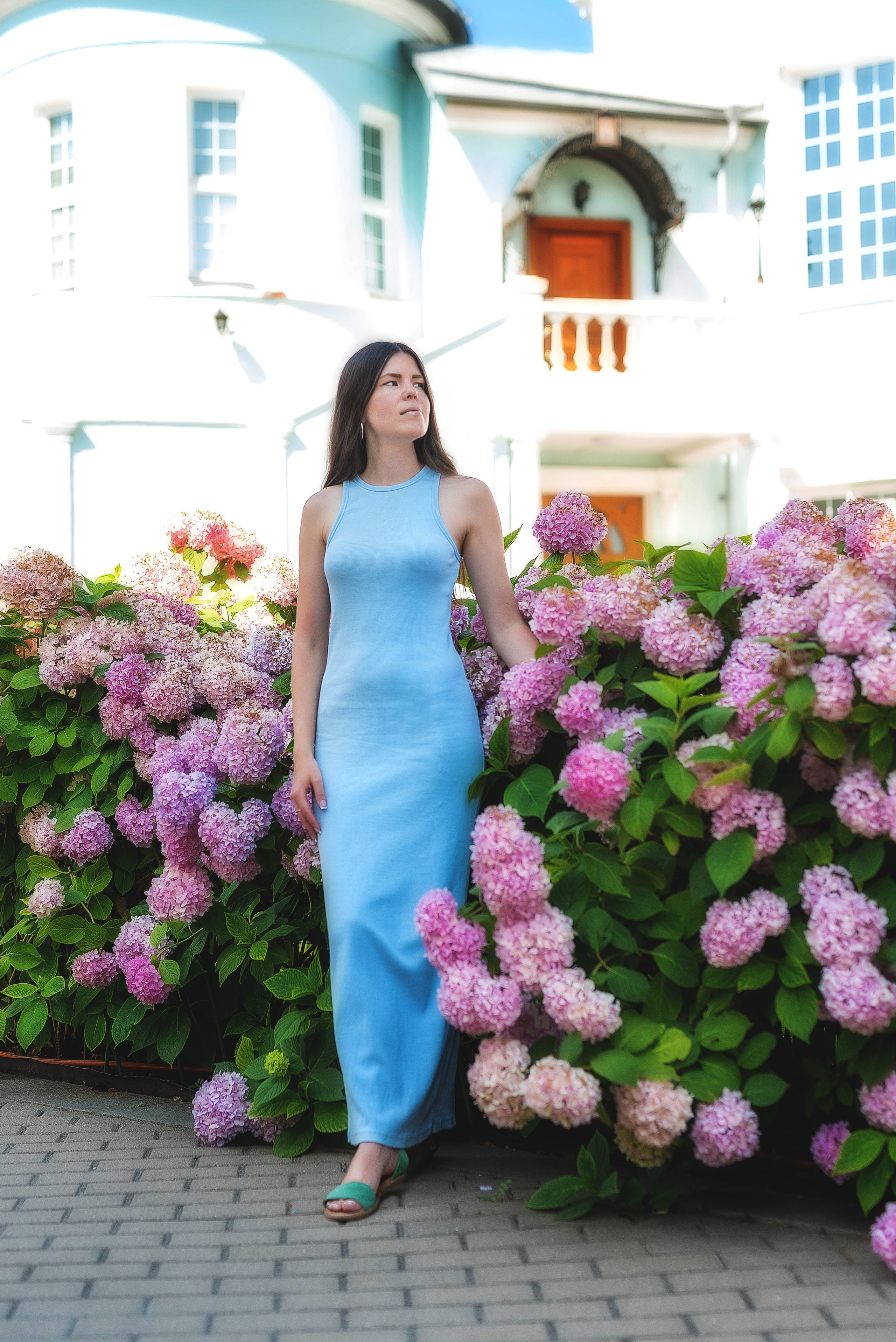 Съёмка в гортензиях. Семейный, детский фотограф в Воронеже Анна Никитина