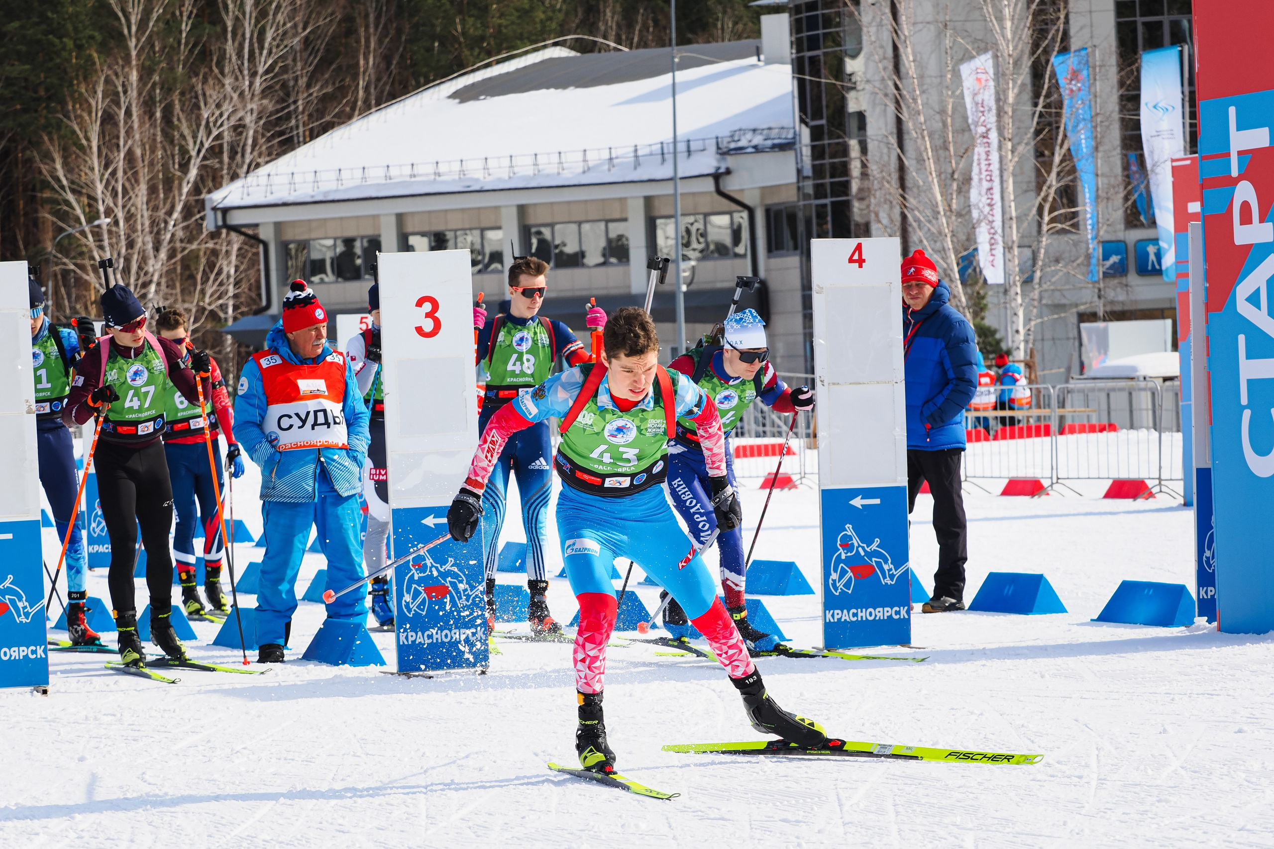Биатлон / Первенство России. Репортажный фотограф Алексей Козьмин