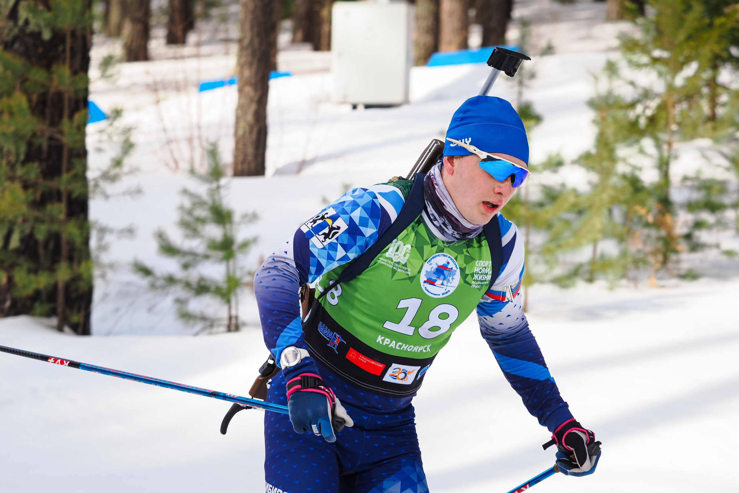 Биатлон / Первенство России. Репортажный фотограф Алексей Козьмин