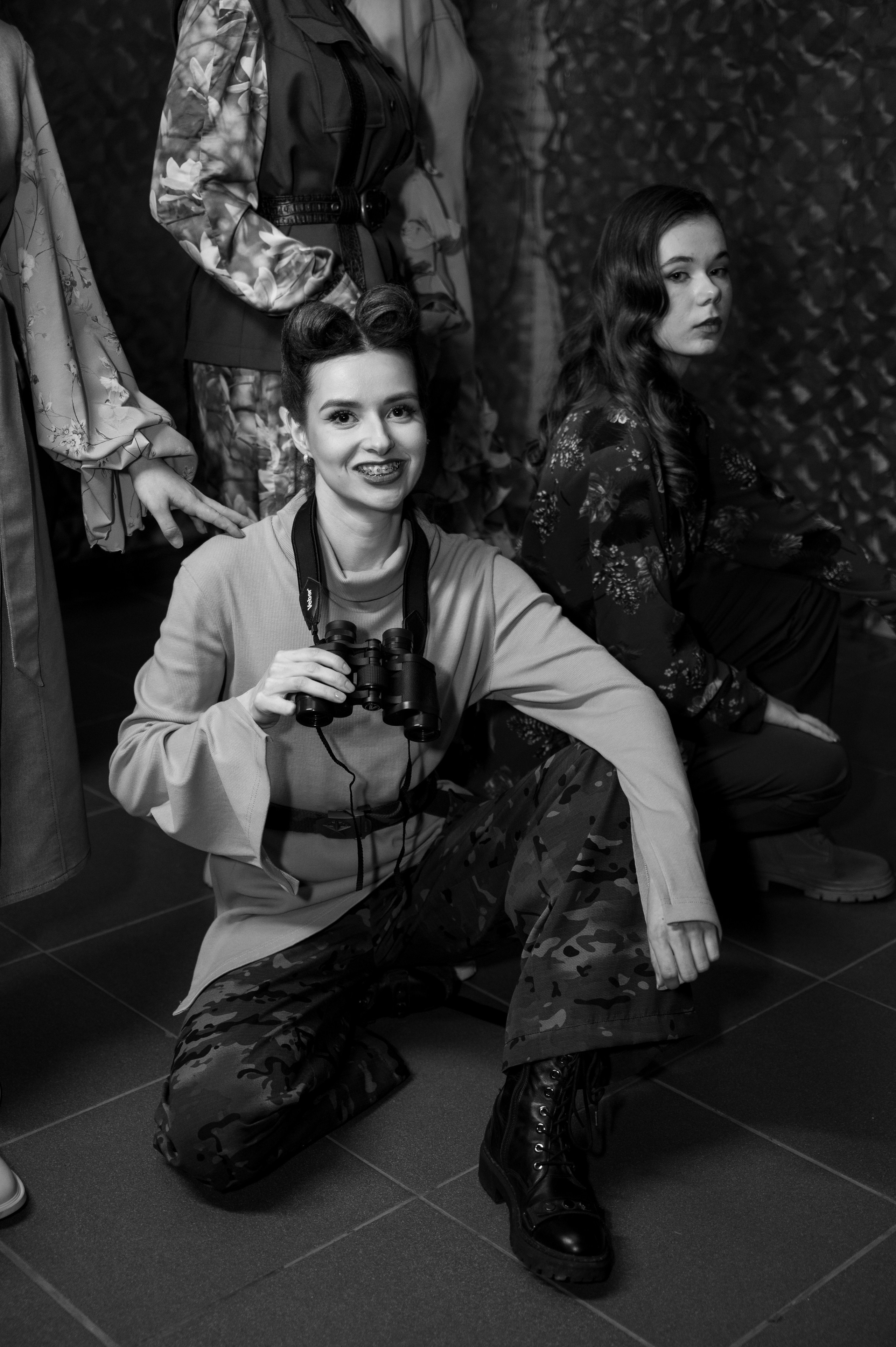 Закрытый показ милитари «Своя трансформация» дизайнера Юлии Бойченко | 24.04.2025. Фотограф в Омске Елизавета Кириллова