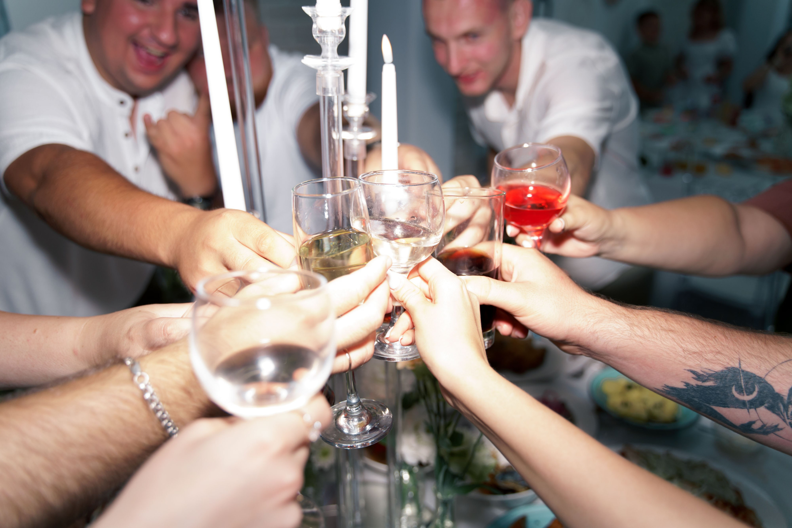 фотосессия свадебного банкета 