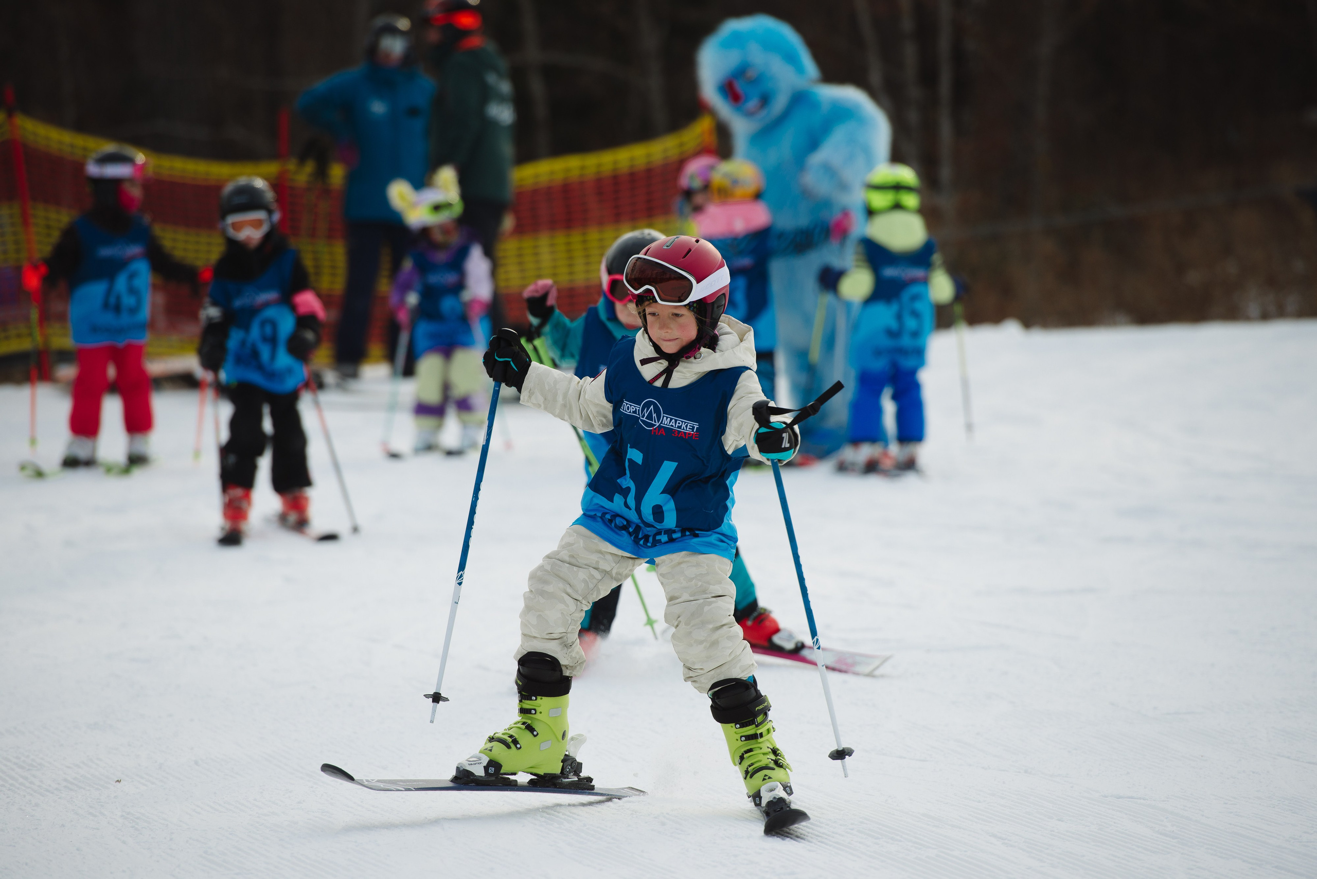 Детские соревнования/Лыжи. Фотограф Мария Каюрова