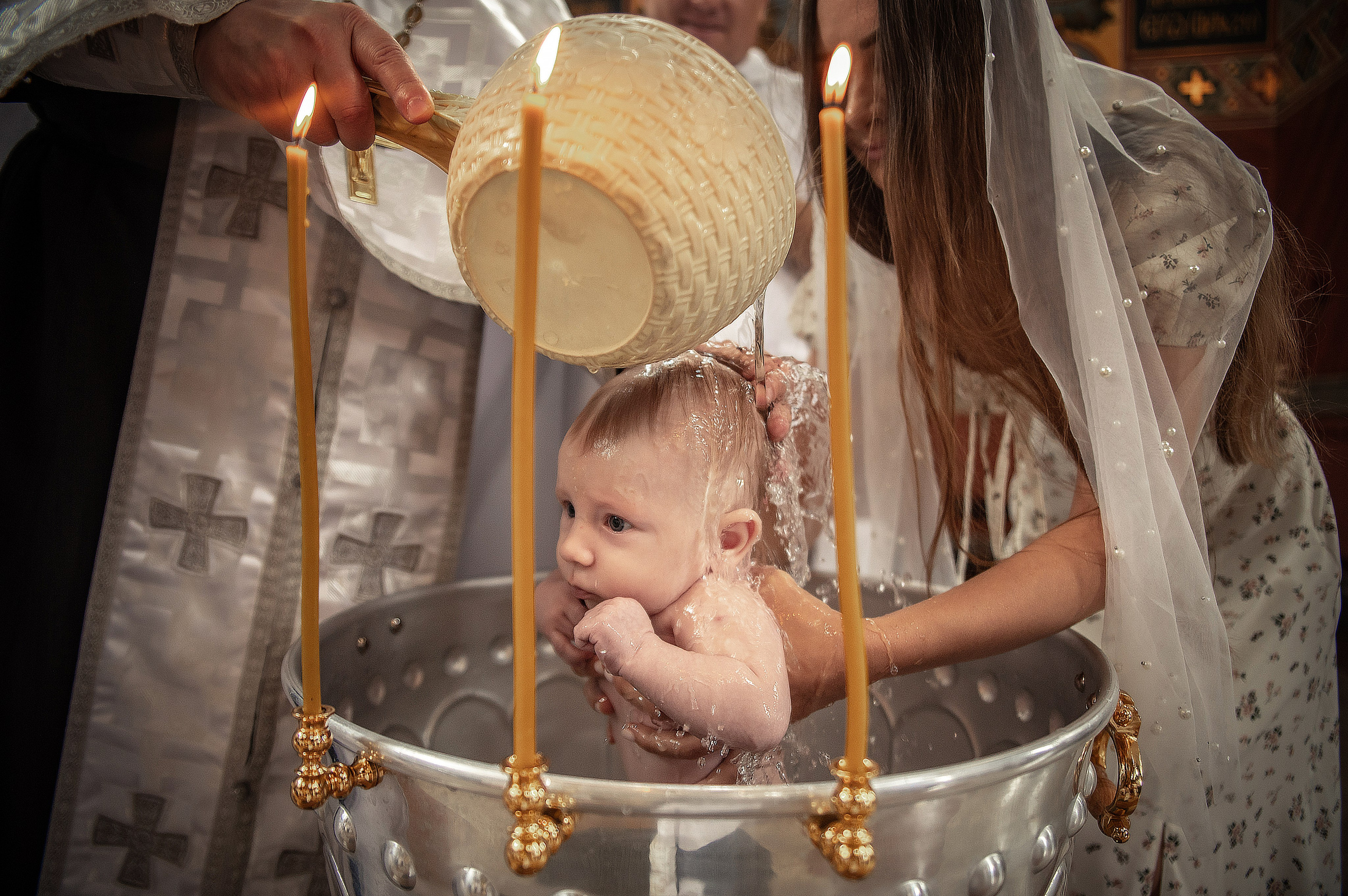 Таинство Крещения Романа, Храм Всех Святых Волгоград Мамаев Курган. Церковный, семейный и репортажный фотограф Волгоград, Волжский