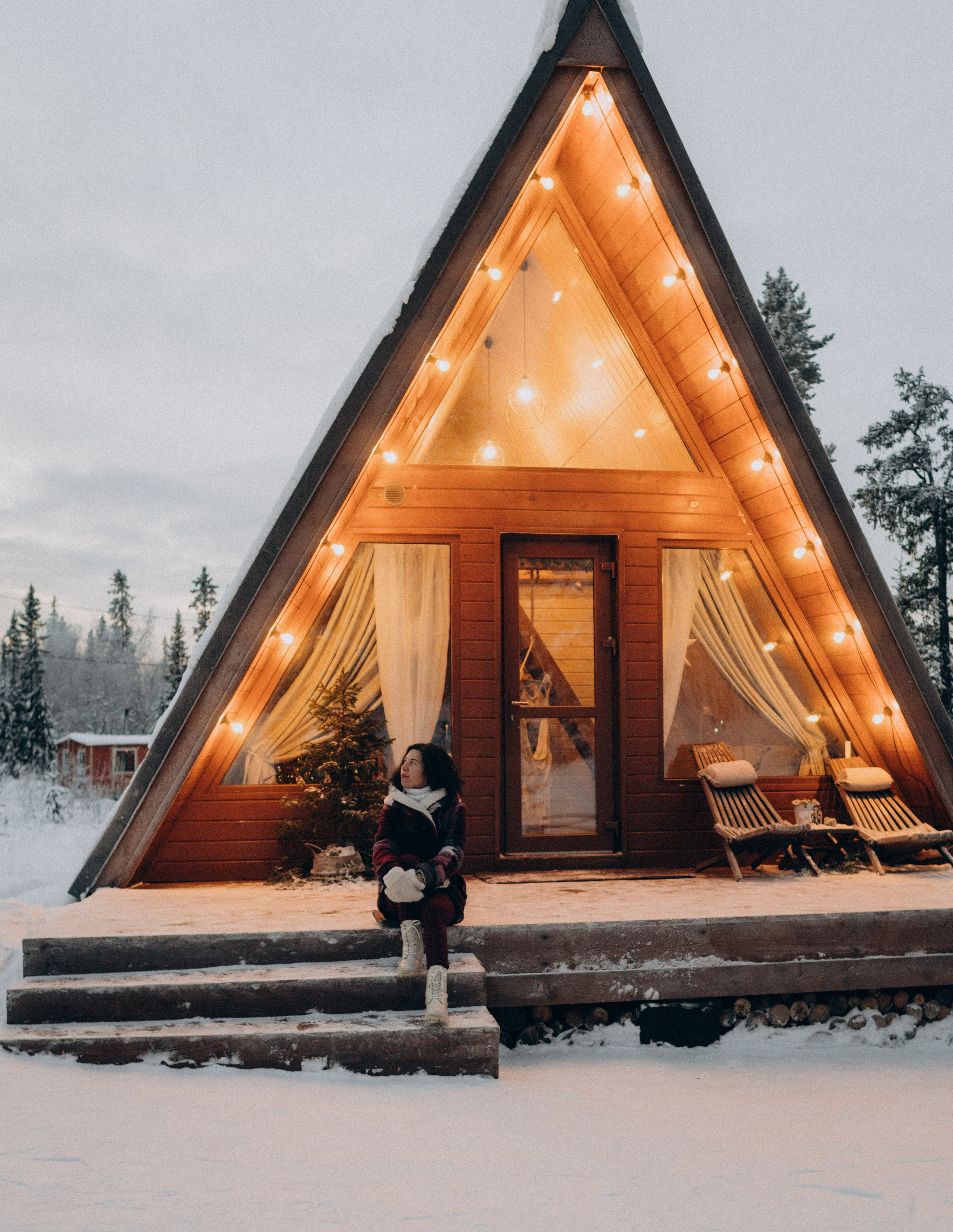Домик в лесу. Фотограф Наталья Могилевская Мурманск Териберка Сейдозеро Рыбачий