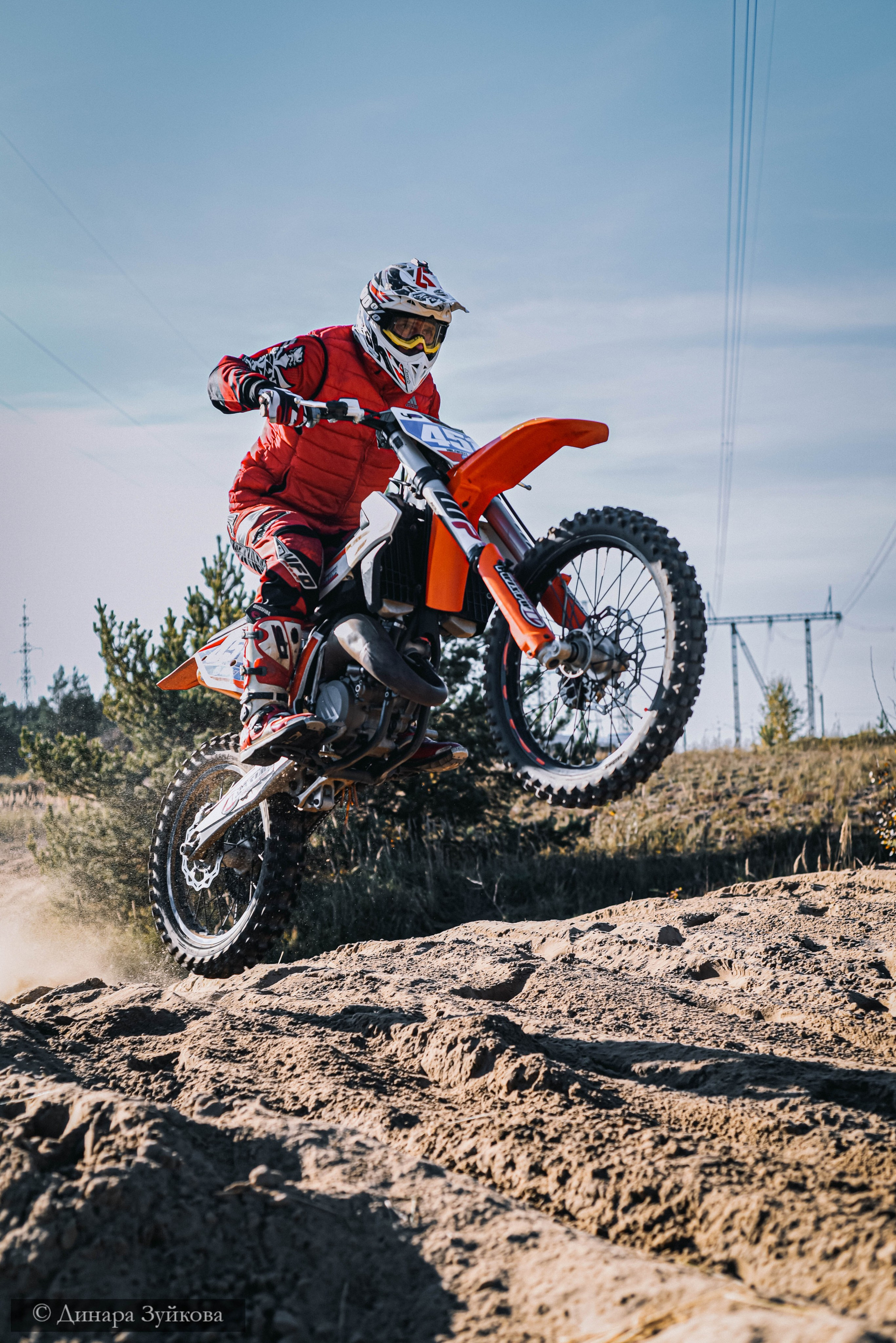 Тренировка по мотокроссу. Мотофотограф в Нижнем Новгороде Динара Зуйкова