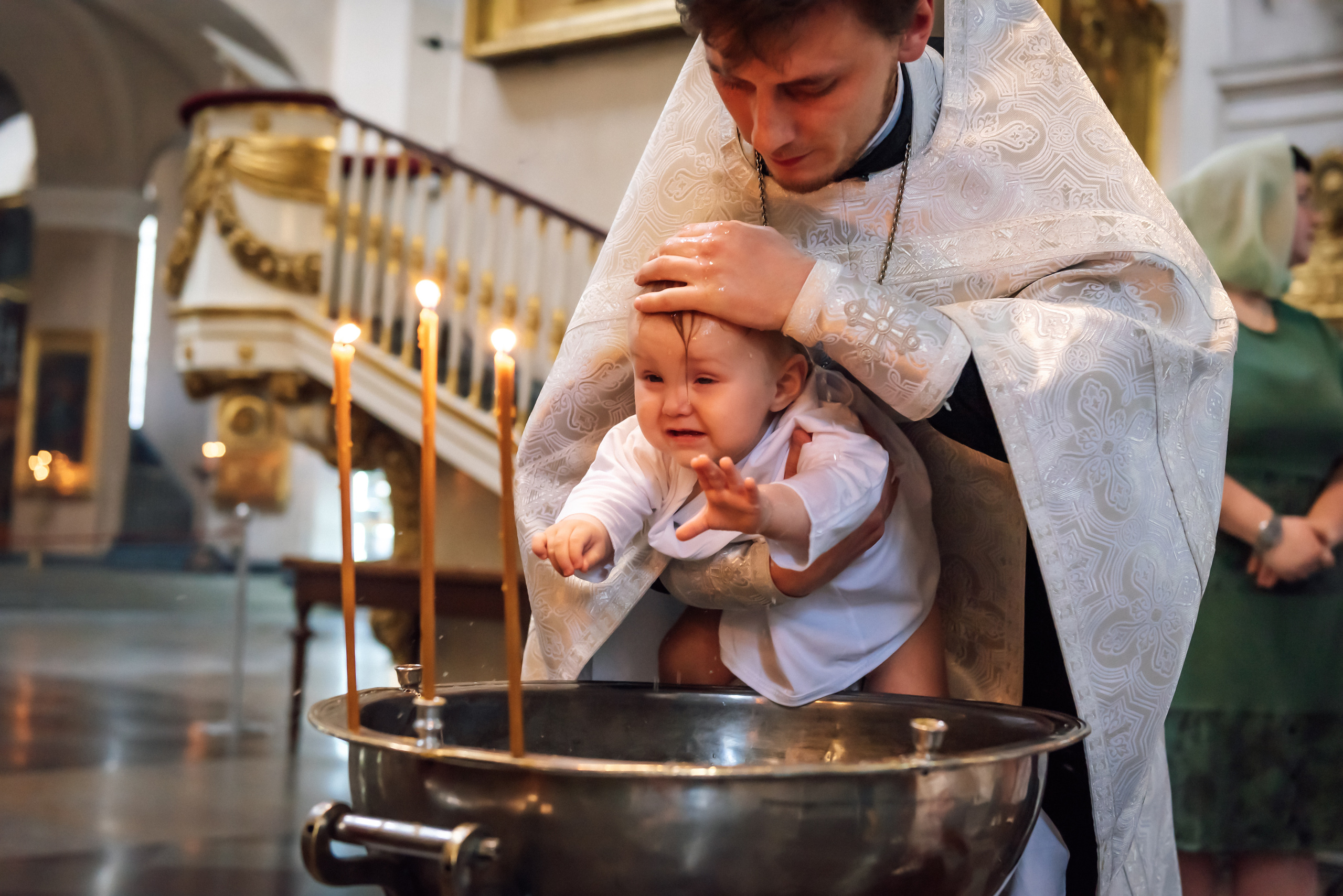 Крещение Льва. Свадебный фотограф в Санкт-Петербурге