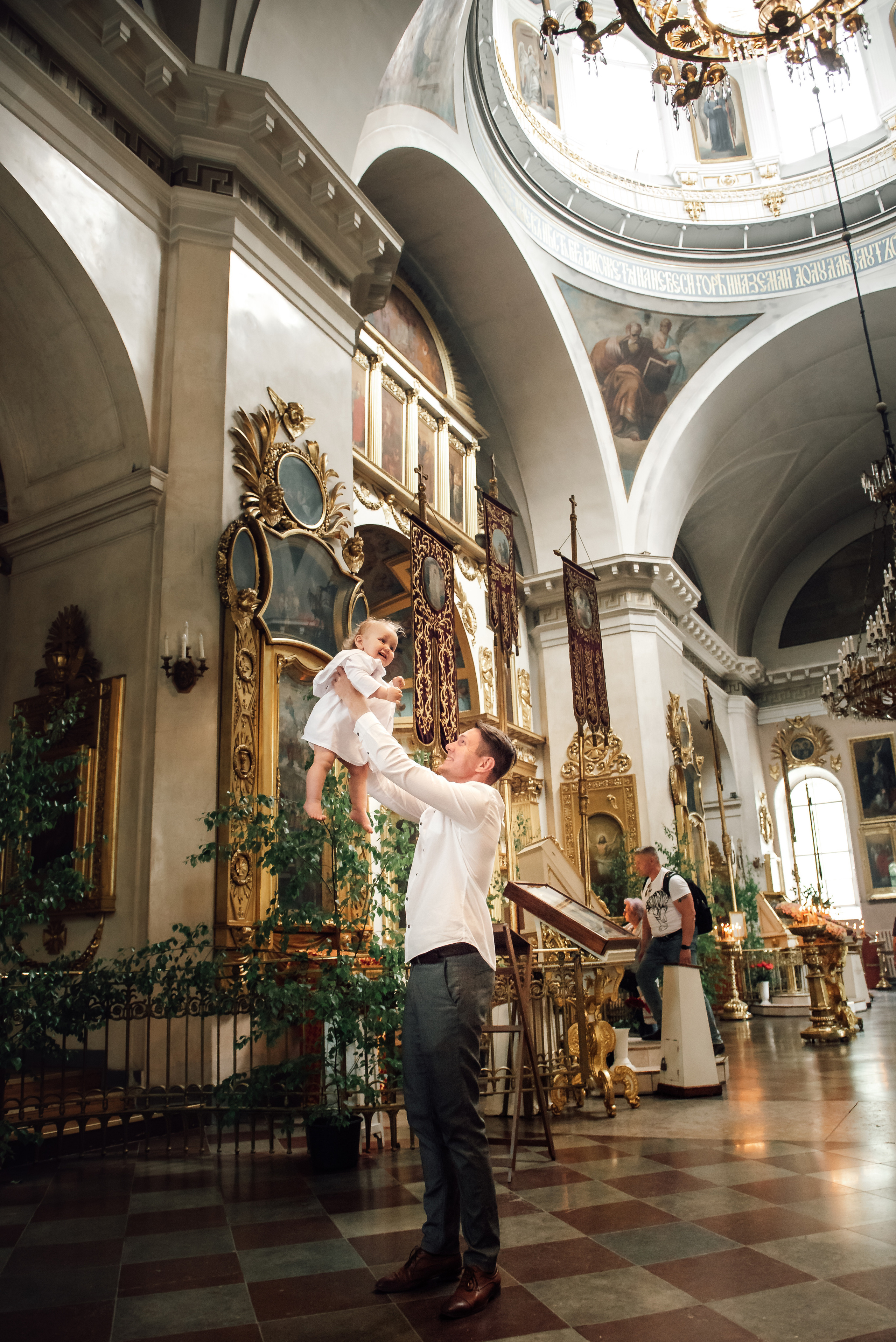 Крещение Льва. Свадебный фотограф в Санкт-Петербурге