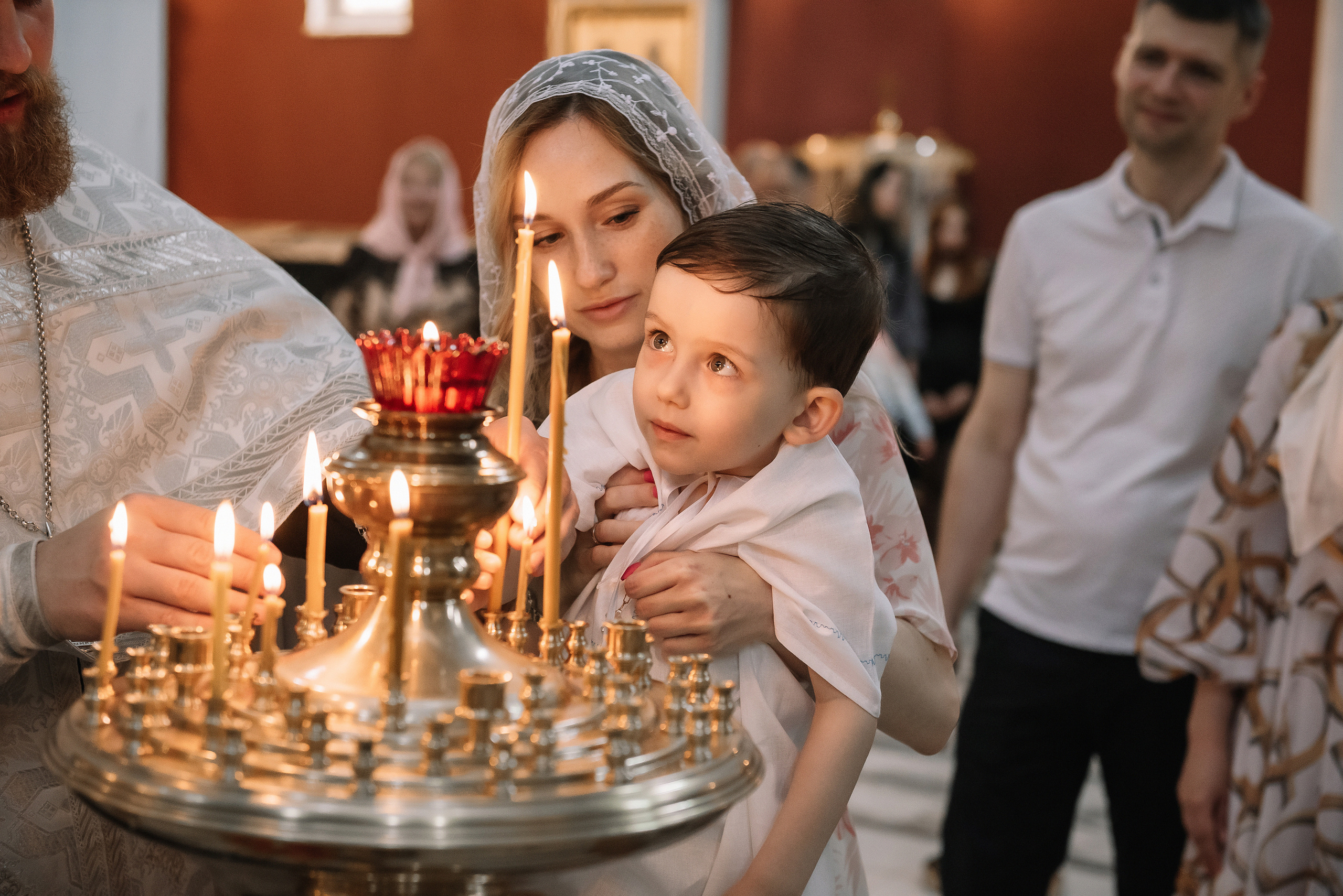 Крещение Артемия. Свадебный фотограф в Санкт-Петербурге