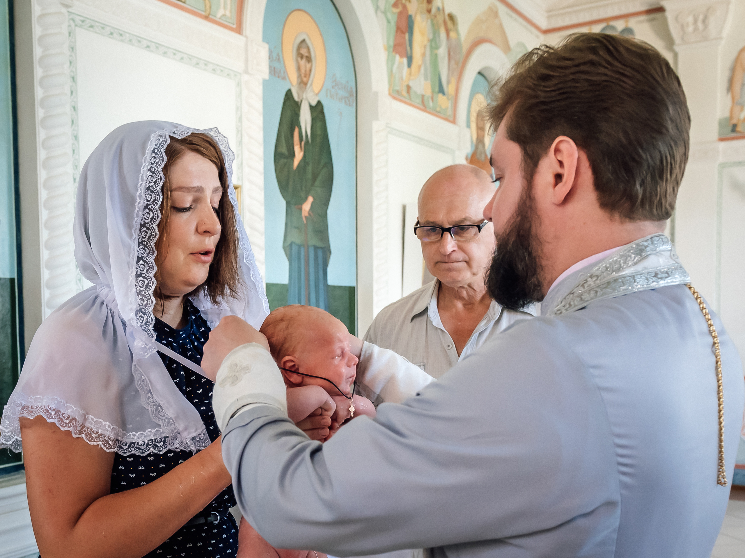 Крещение Дмитрия. Свадебный фотограф в Санкт-Петербурге